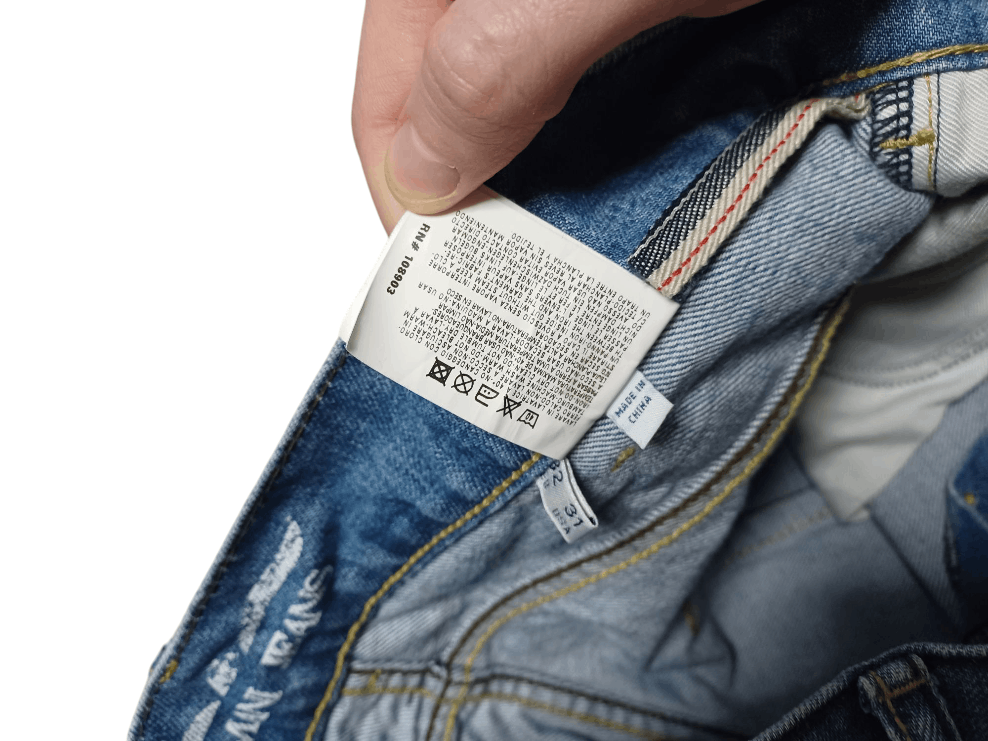 ARMANI JEANS EU 32 US 31 LUXURY ITALIAN JEANS DENIM