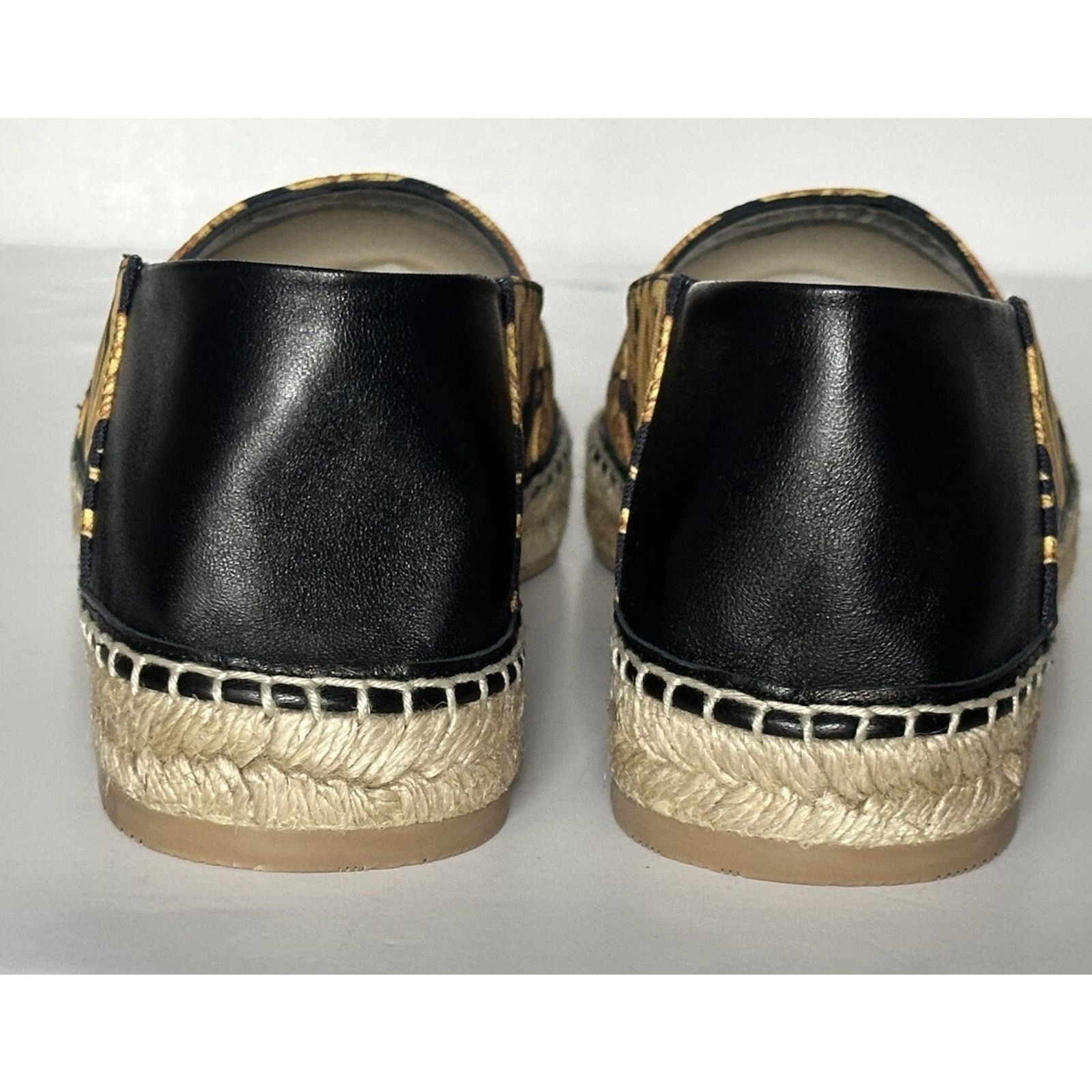 Versace VERSACE Barocco Gold/Black Canvas Espadrilles 11 1014774 Size US 11 / EU 44 - 15 Thumbnail