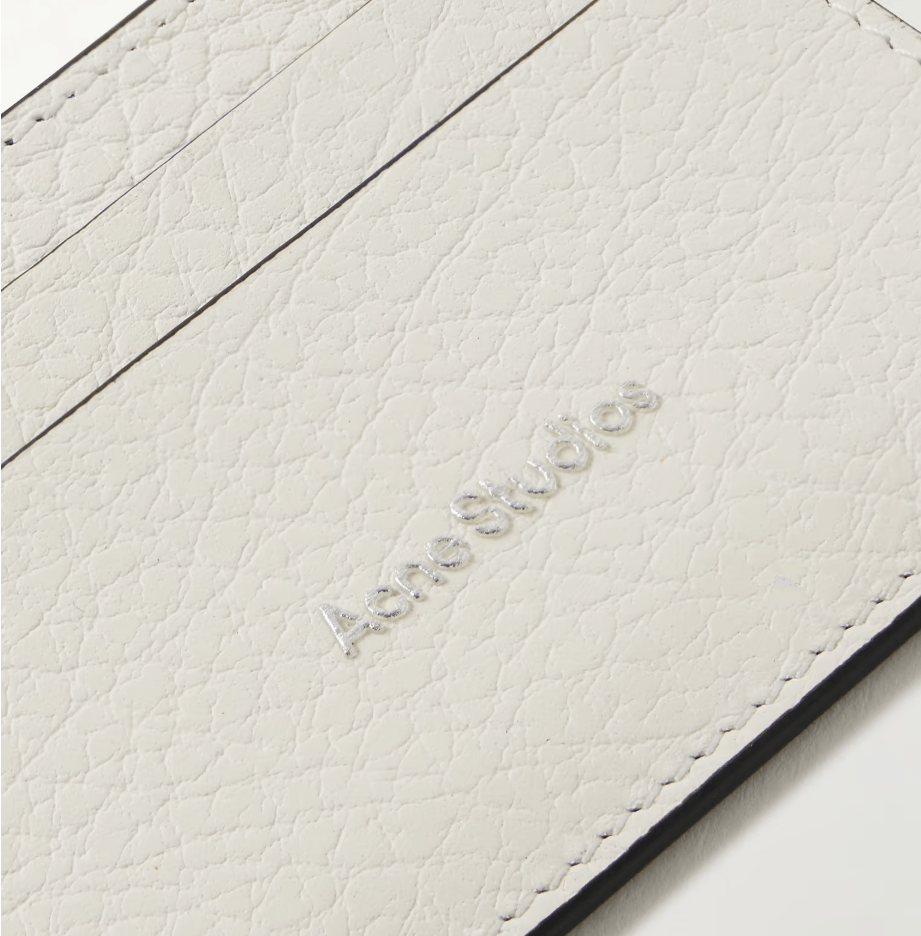 Acne Studios BNWT AW24 ACNE STUDIOS EMBOSSED GRAINED LEATHER CARD HOLDER Size ONE SIZE - 5 Thumbnail