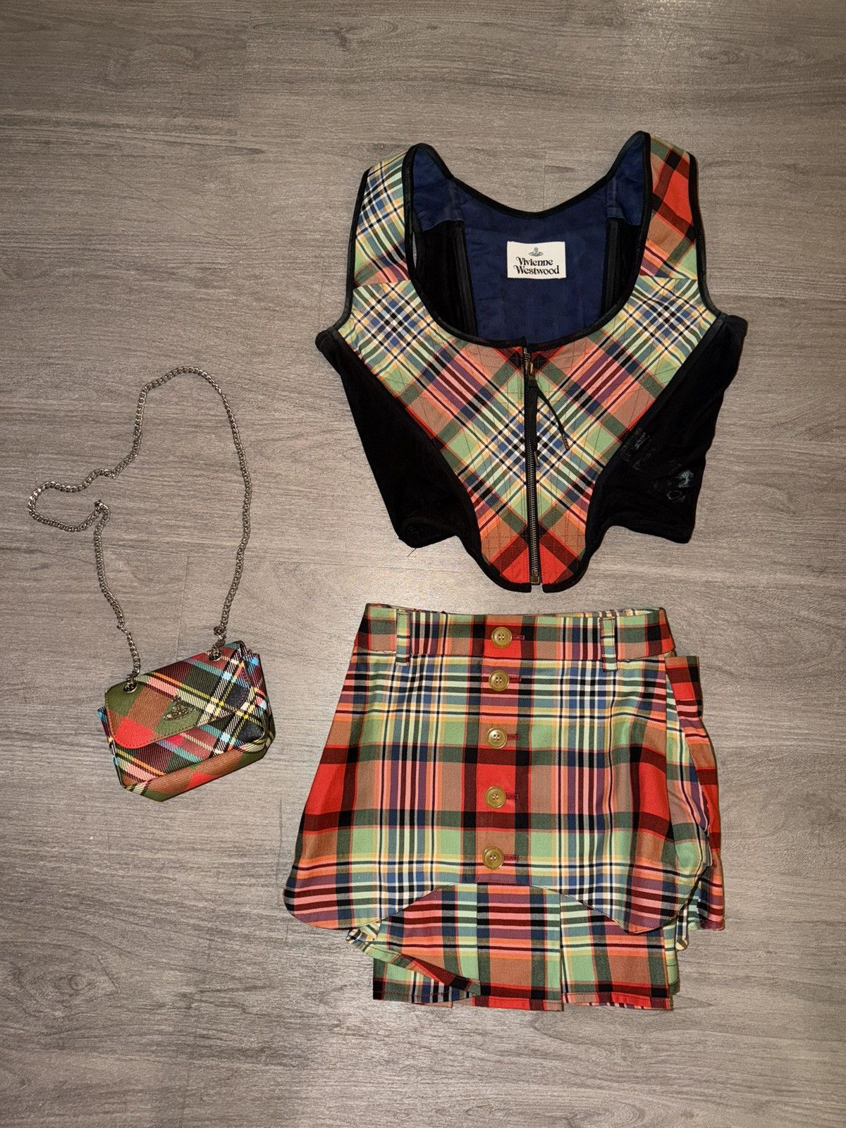 Vivienne Westwood Vivienne Westwood tartan FULL SET Size XS / US 0-2 / IT 36-38 - 1 Thumbnail
