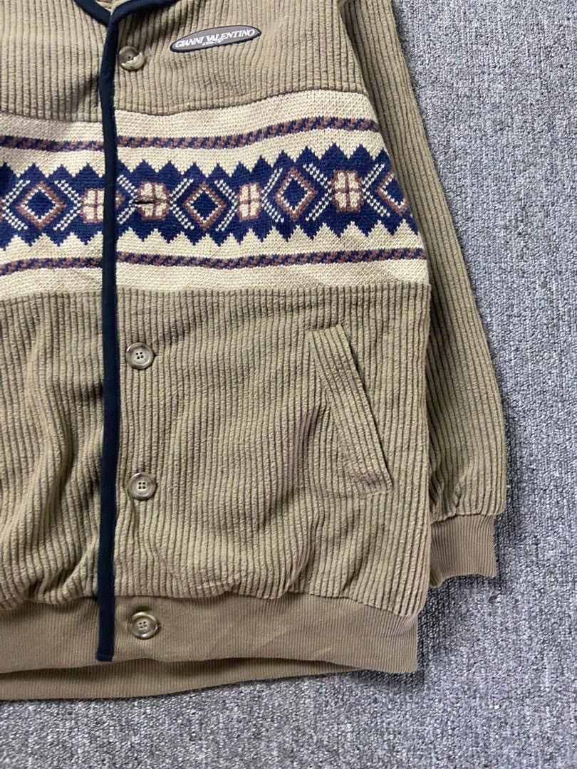Gianni Valentino Gianni Valentino Corduroy Jacket with Pattern (204) Size US M / EU 48-50 / 2 - 8 Thumbnail