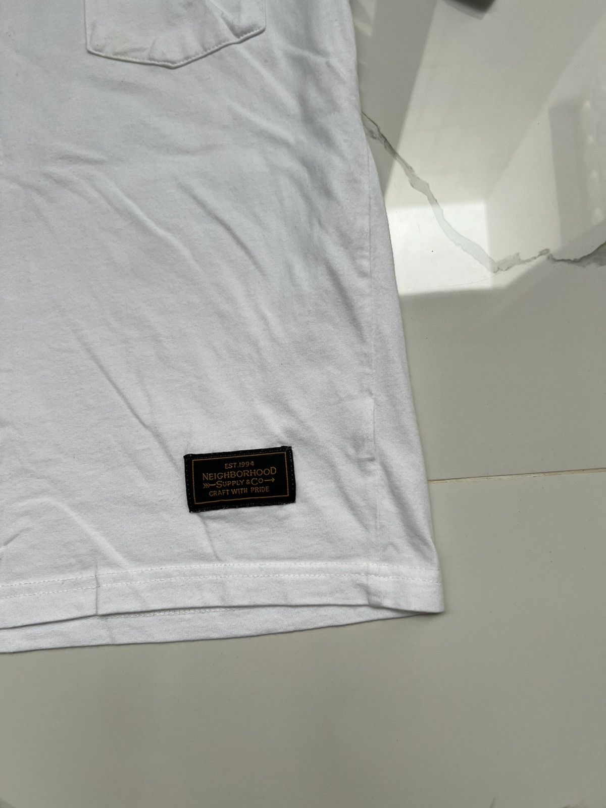 Neighborhood × Vintage 90's NEIGHBORHOOD RARE RETRO Y2K BIG DOUBLE SIDE LOGO TEE Size US S / EU 44-46 / 1 - 6 Thumbnail
