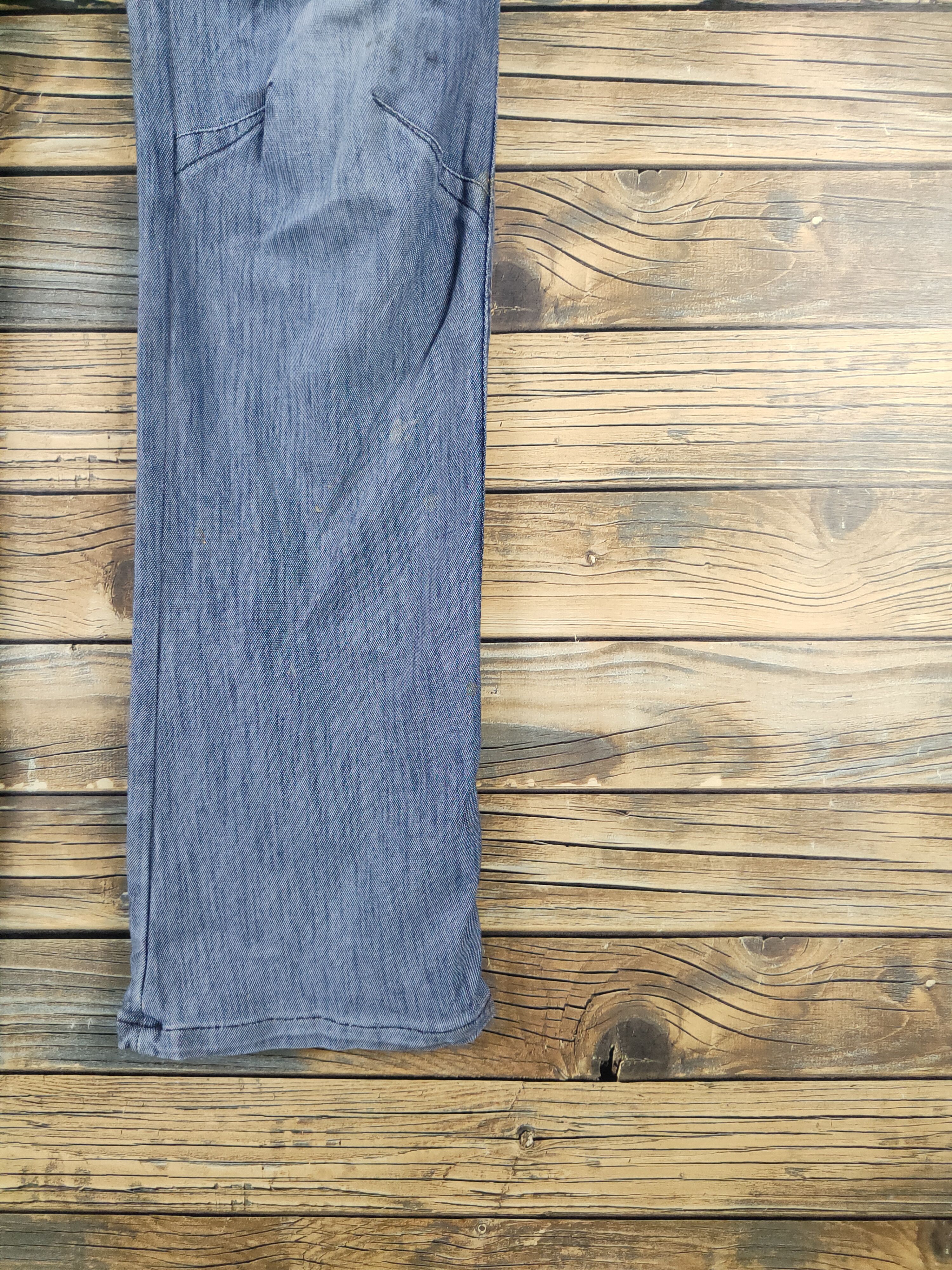 Japanese Brand FieldCore Blue Distressed Ripped Soft Jeans #W2087 Size US 30 / EU 46 - 6 Thumbnail