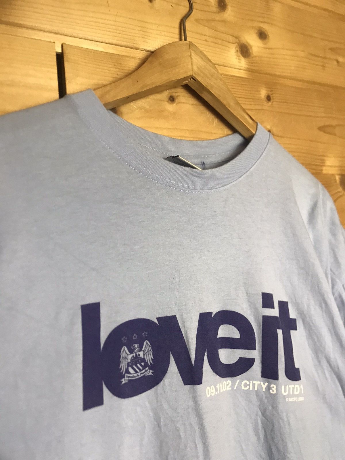 Vintage Vintage 2002 Manchester City love it t-shirt Size US XL / EU 56 / 4 - 3 Thumbnail