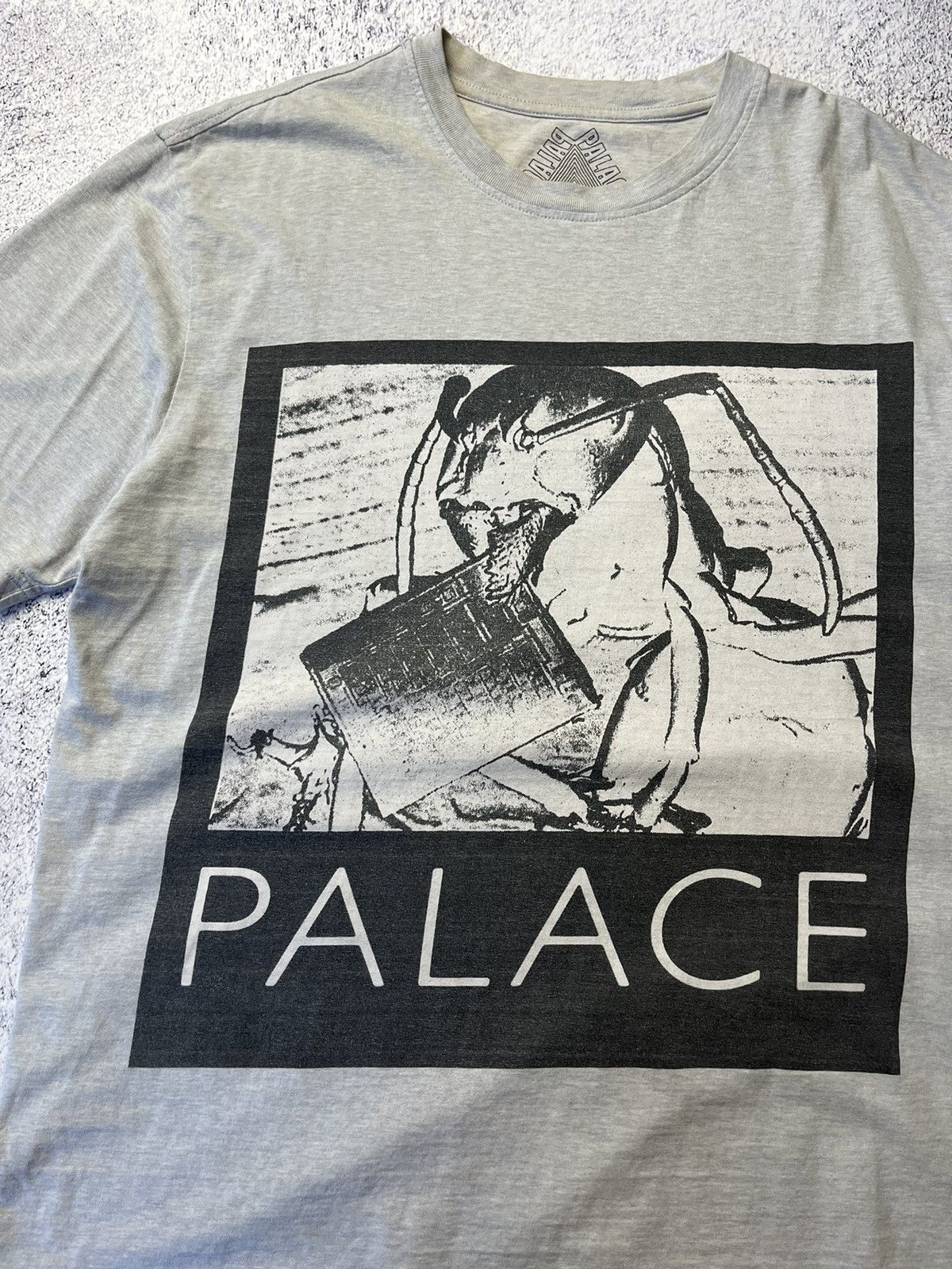 Palace Palace Big Logo T-Shirt Gray Streetwear Vintage Size US XL / EU 56 / 4 - 4 Thumbnail