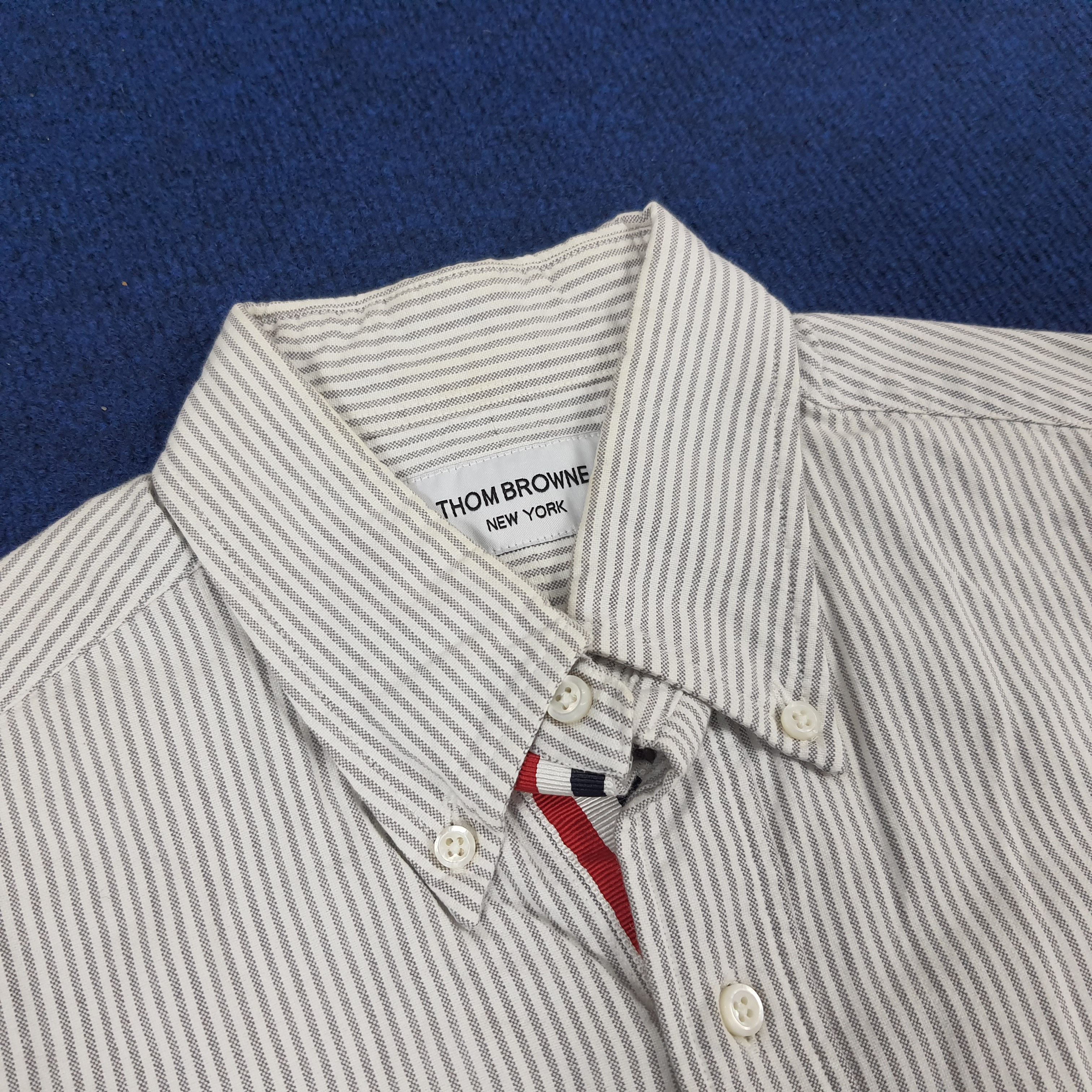 Thom Browne × Vintage Vintage Thom Browne New York Striped Button Up Shirt Size US S / EU 44-46 / 1 - 5 Thumbnail