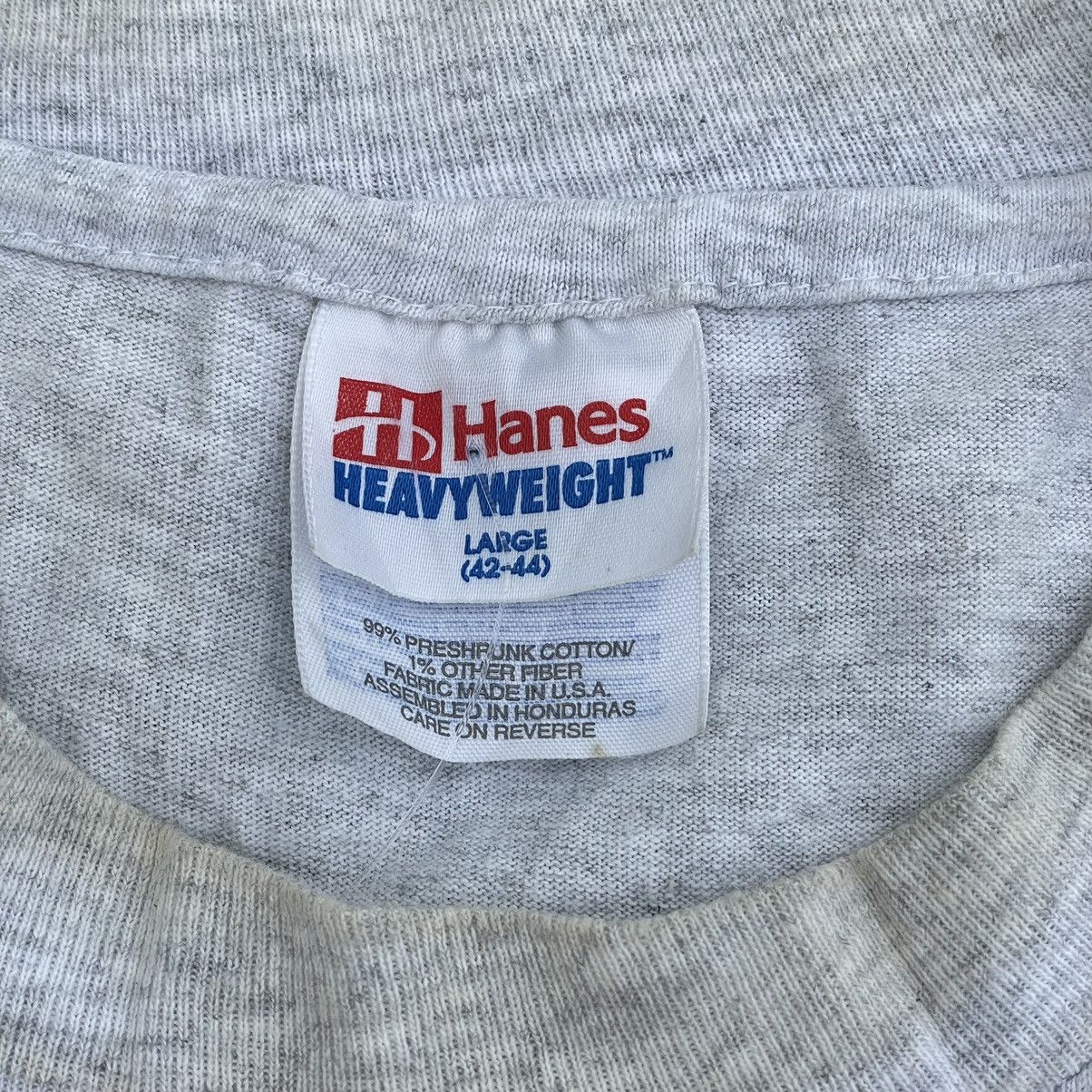 Hanes × Vintage VINTAGE 90s HANES HEAVYWEIGHT TSHIRT Size US L / EU 52-54 / 3 - 5 Thumbnail