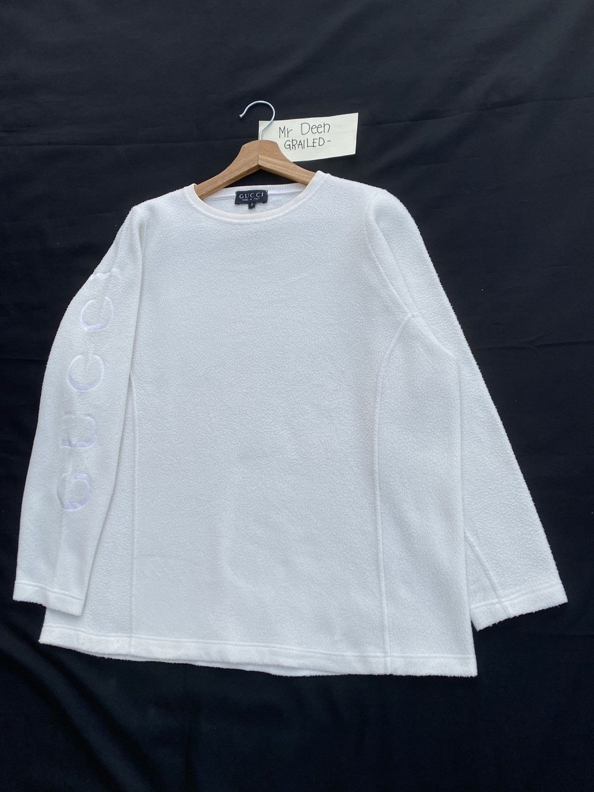 Gucci Rare Vintage GUCCI White Sweater Size US M / EU 48-50 / 2 - 4 Thumbnail