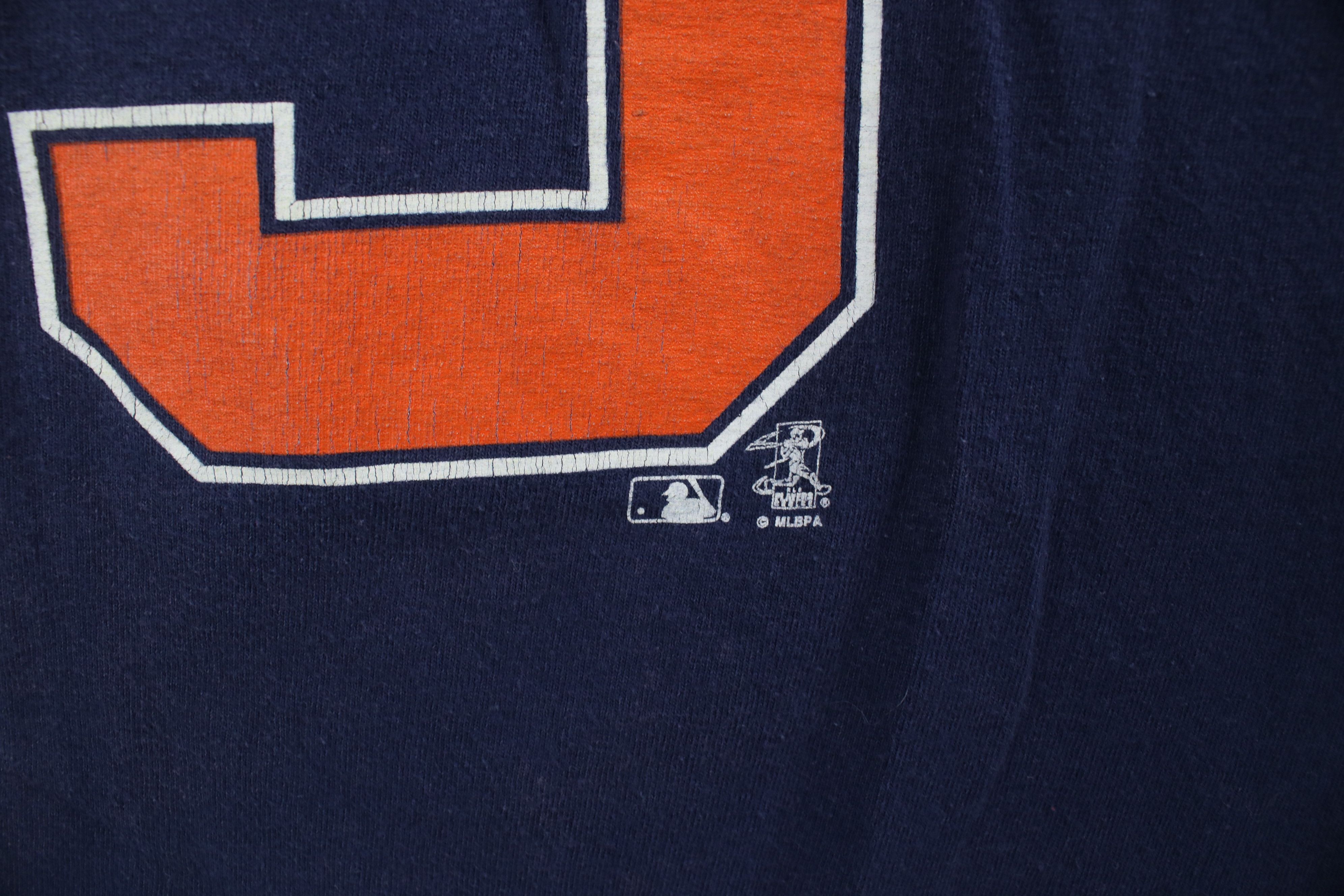 Vintage Vintage Y2K Justin Verlander Tigers Baseball T-Shirt Blue Size US XL / EU 56 / 4 - 12 Thumbnail