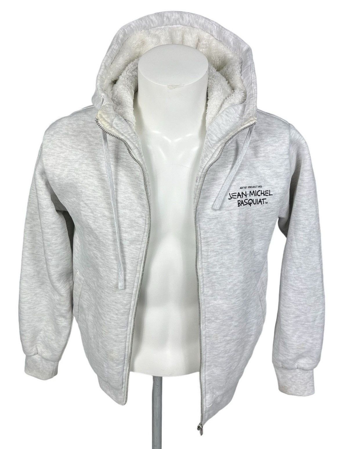 Jean-Michel Basquiat Jean Michel Basquiat X CLRIDE.n Sherpa Hoodie Size US M / EU 48-50 / 2 - 2 Thumbnail