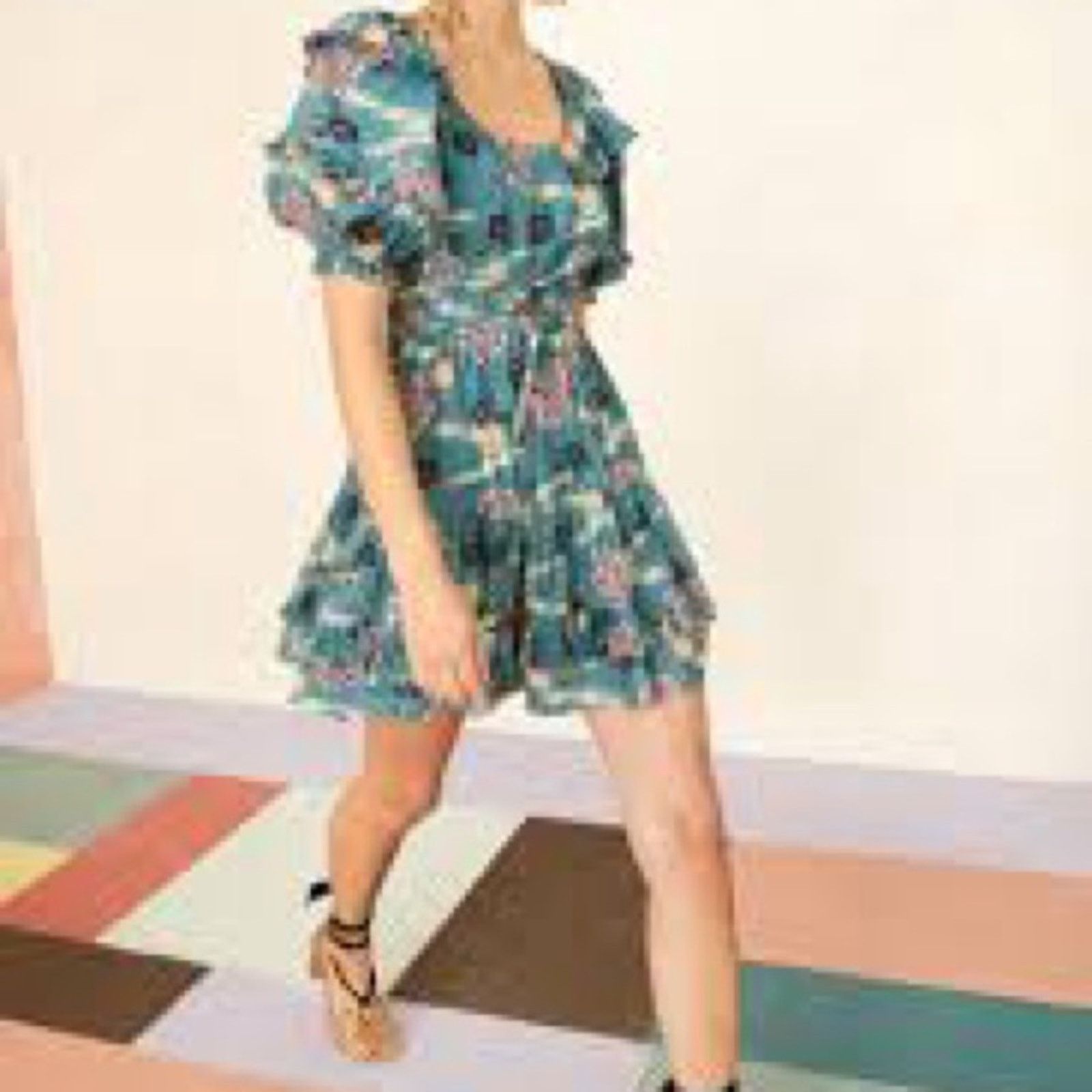 Ulla Johnson Ulla Johnson $398 Naomi Dress River Sz 2 EUC Size XS / US 0-2 / IT 36-38 - 15 Thumbnail
