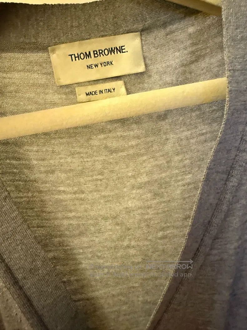 Thom Browne Thom Browne Gray wool sweater Size US L / EU 52-54 / 3 - 2 Thumbnail