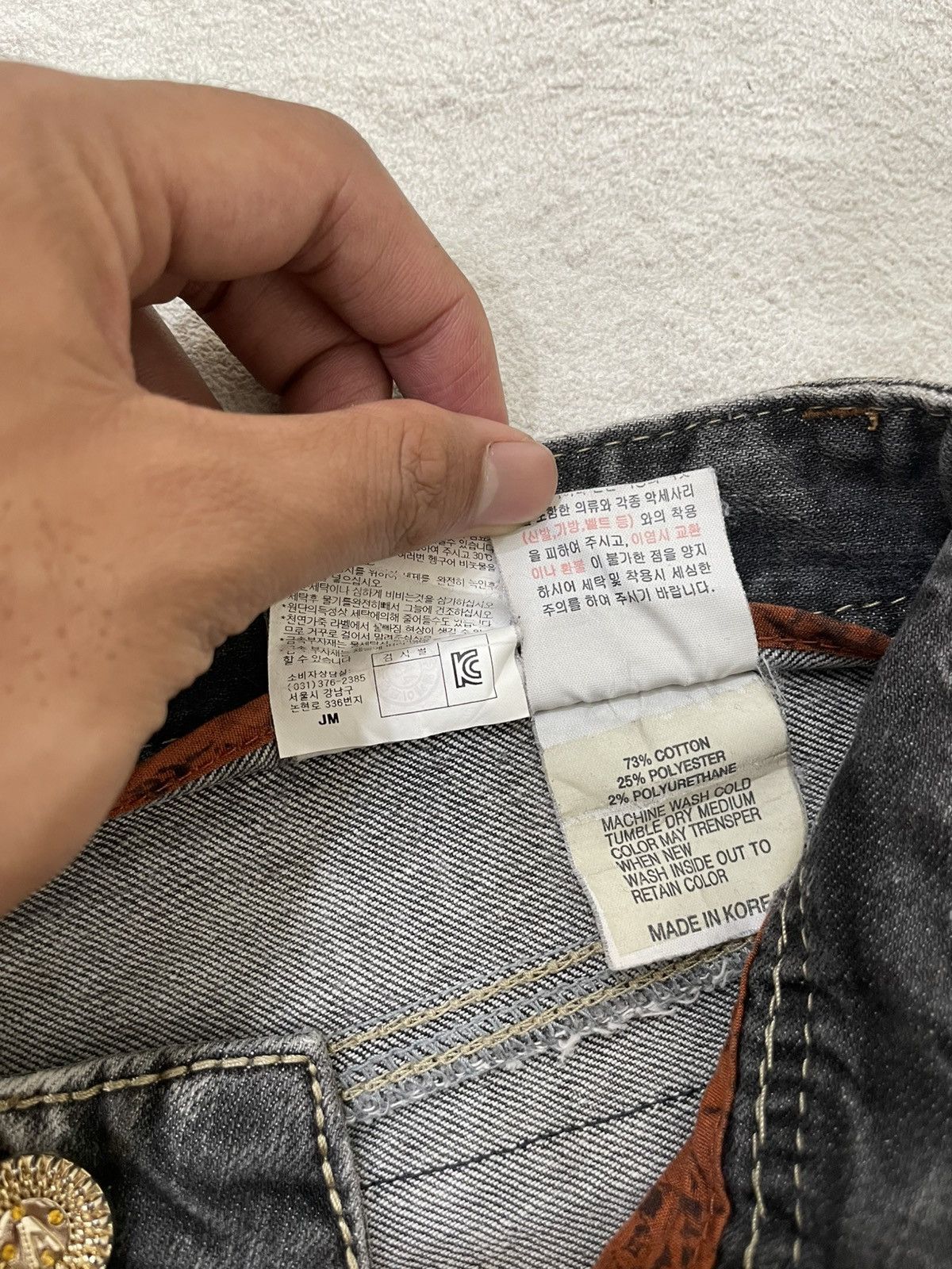 Japanese Brand 00s Buckaro Flare Denim Mudwash Grey Y2K Japan Size US 28 / EU 44 - 8 Thumbnail