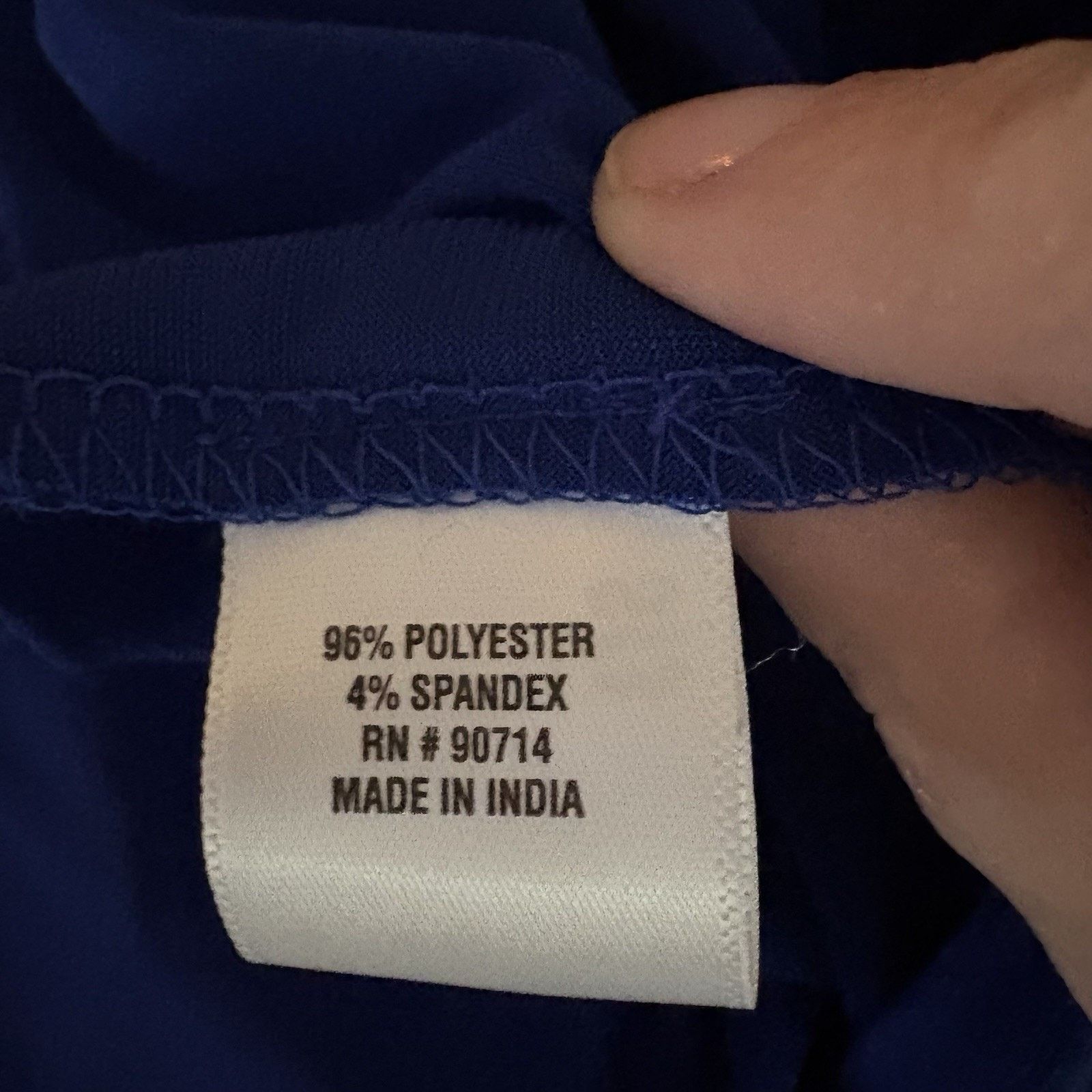 Other MSK Women’s Blue Draped Jersey Dress 2X NWT Size XXL / US 16-18 / IT 52-54 - 4 Thumbnail