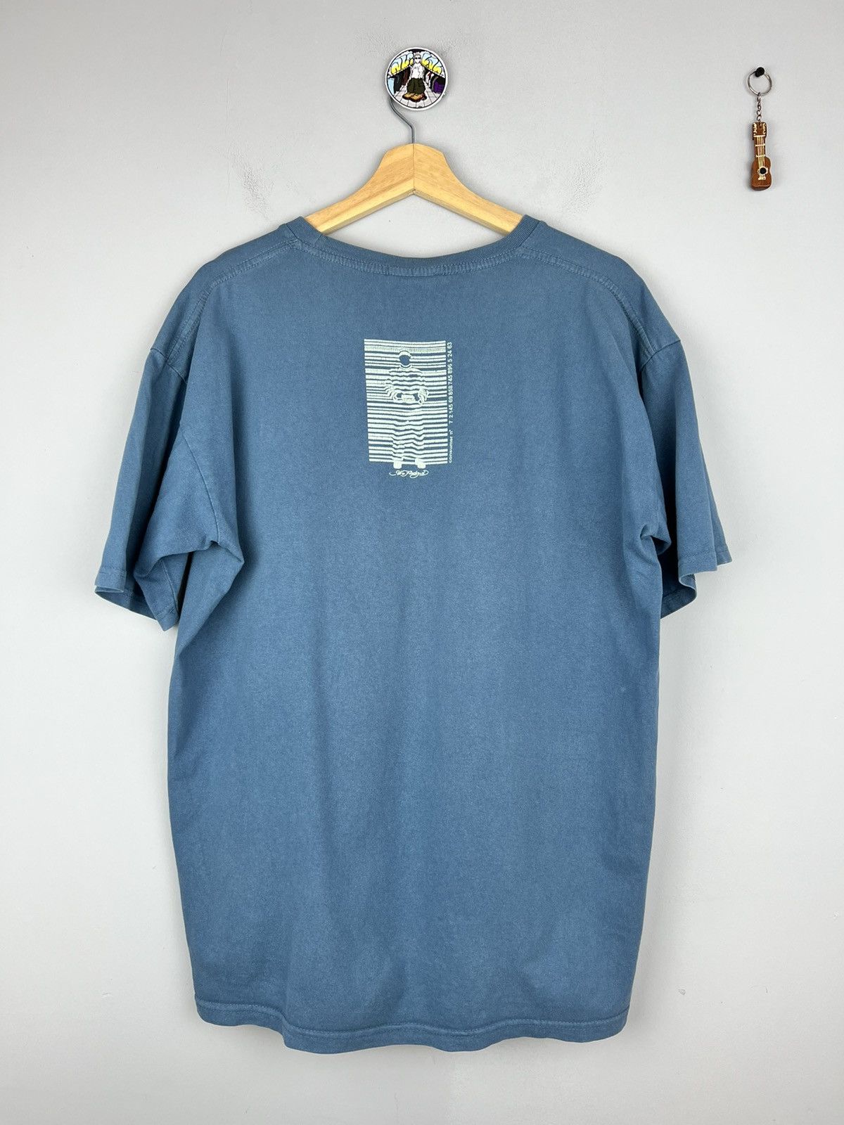 Japanese Brand × Vintage Unfledged Prisoner T shirt Blue Japanese Size US XL / EU 56 / 4 - 2 Thumbnail