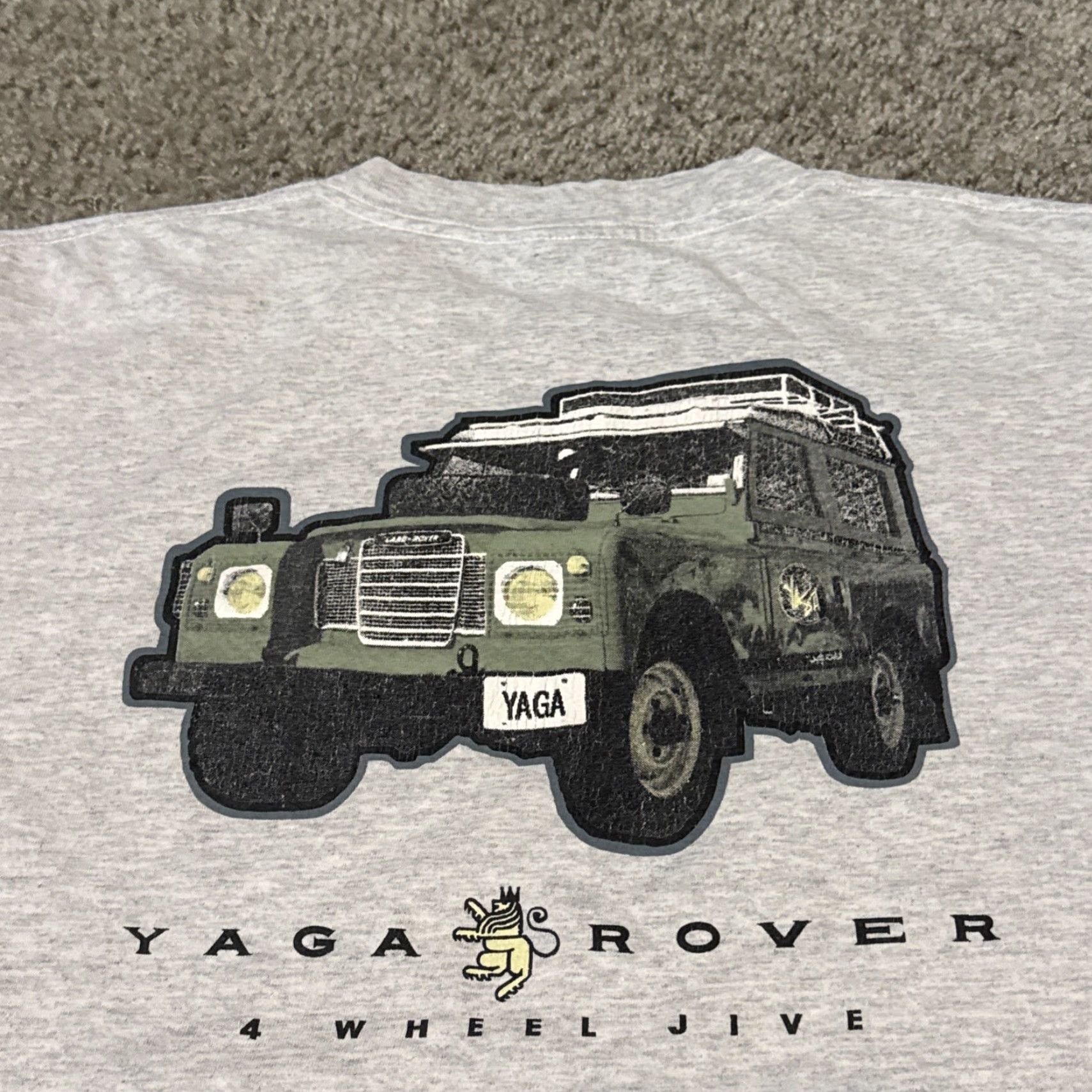 Vintage VINTAGE YAGA Rover T-Shirt Grey M Men Size US M / EU 48-50 / 2 - 4 Thumbnail