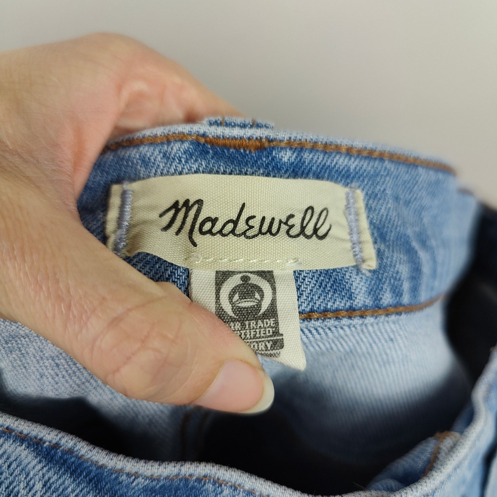 Madewell Madewell The Perfect Vintage Jeans Womens 33 Light Wash Size 33" - 7 Thumbnail
