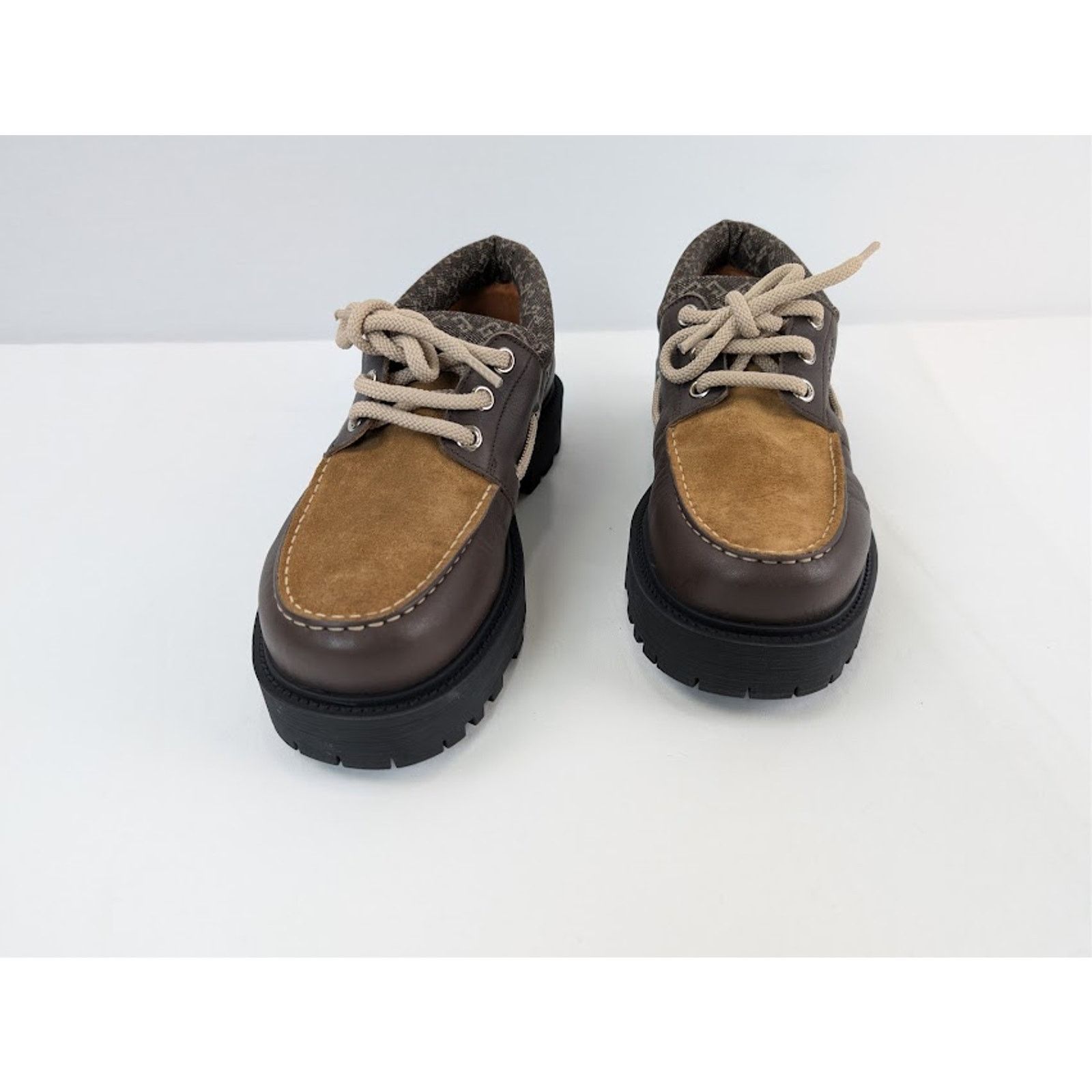 Givenchy o1rshd1 Storm Leather Boat Boots in Chocolate Size US 10 / EU 43 - 9 Thumbnail