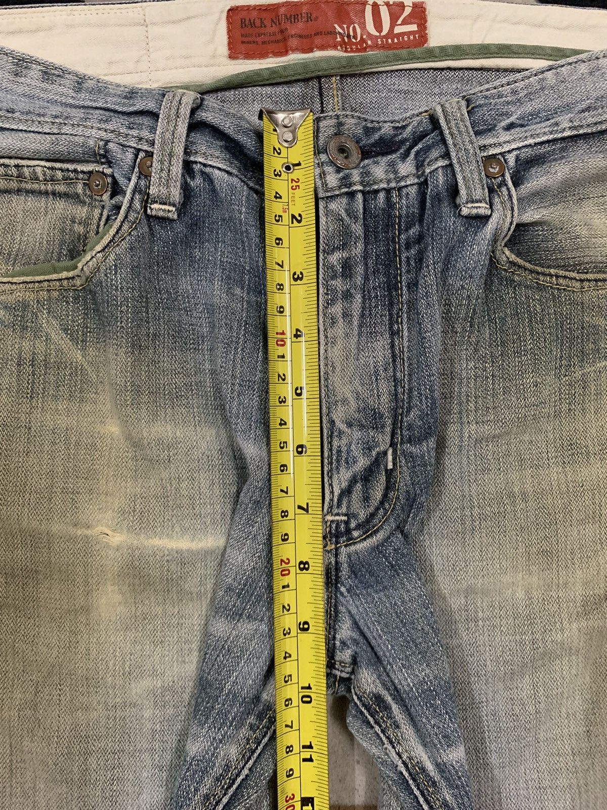 Japanese Brand × KMRii × Yasuyuki Ishii Vintage Japanese Brand Rusty Blue Washed Distressed Jeans Size US 30 / EU 46 - 17 Thumbnail