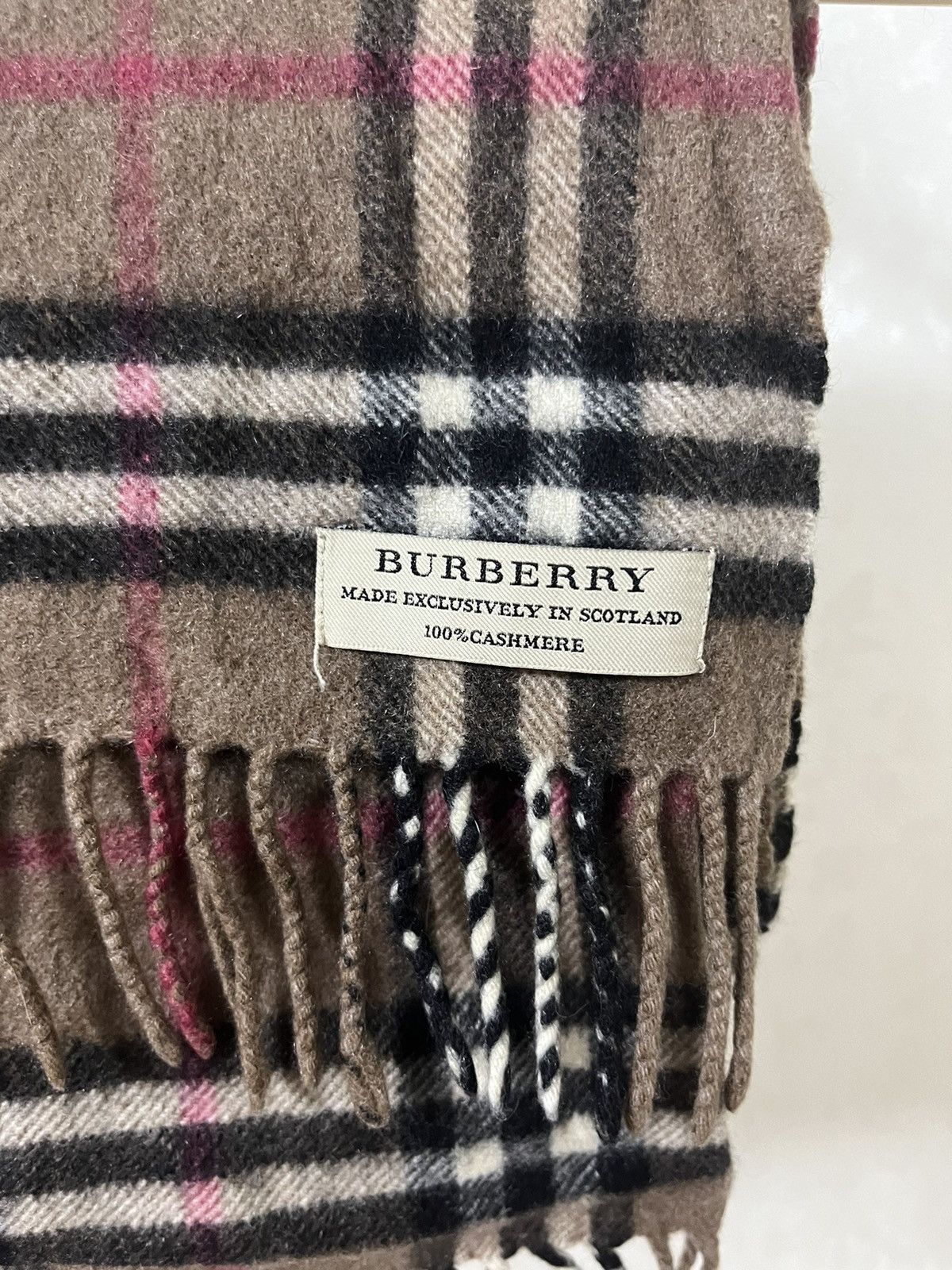 Burberry × Burberry Prorsum × Vintage Burberry Nova Check Vintage Scarf Size ONE SIZE - 2 Thumbnail