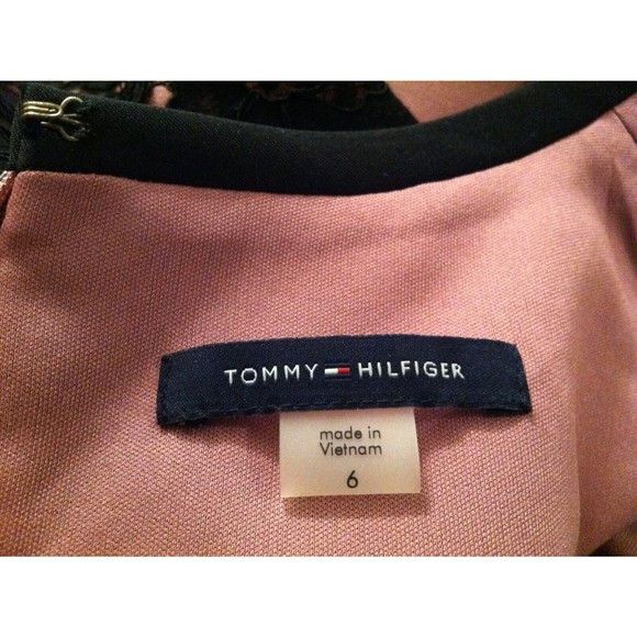 Tommy Hilfiger TOMMY HILFIGER WOMEN'S NEW 66%NYLON 34%COTTON DRESS SIZE: 6 Size M / US 6-8 / IT 42-44 - 4 Thumbnail