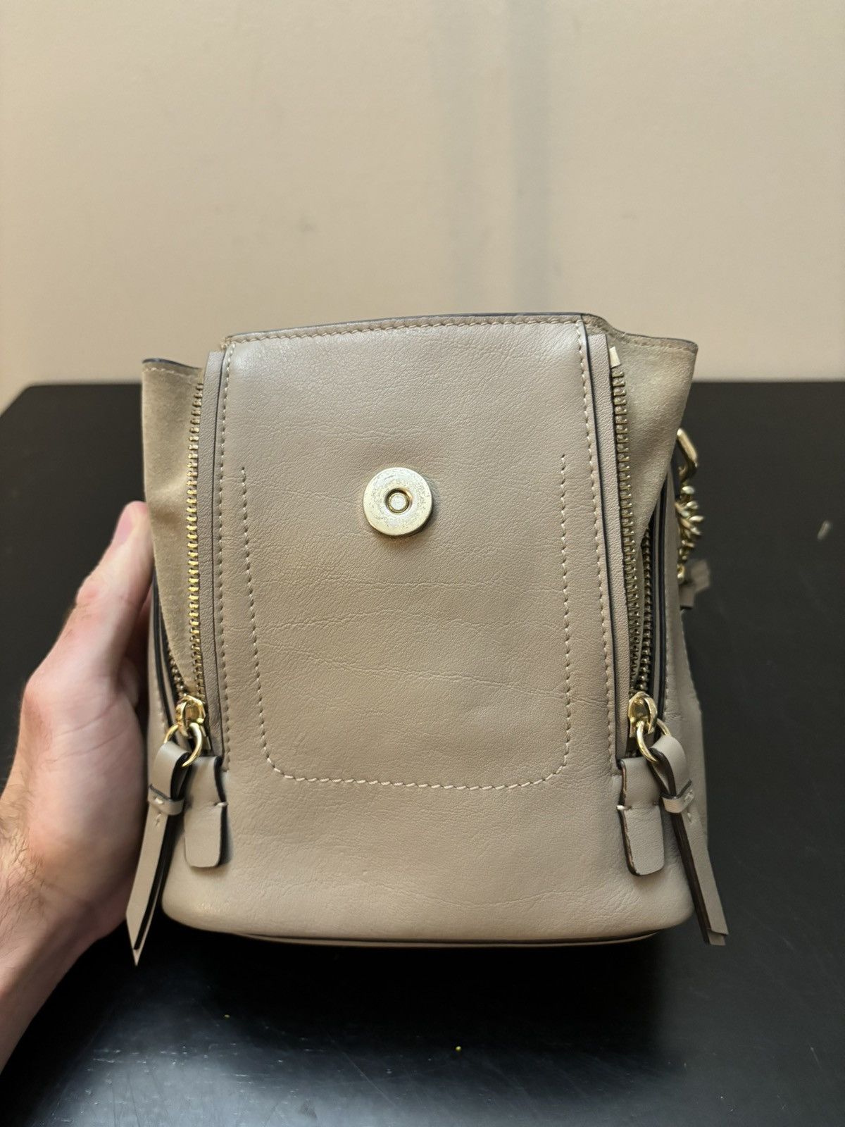 Chloe Chloé Mini Faye Suede Leather Backpack Handbag Size ONE SIZE - 3 Thumbnail