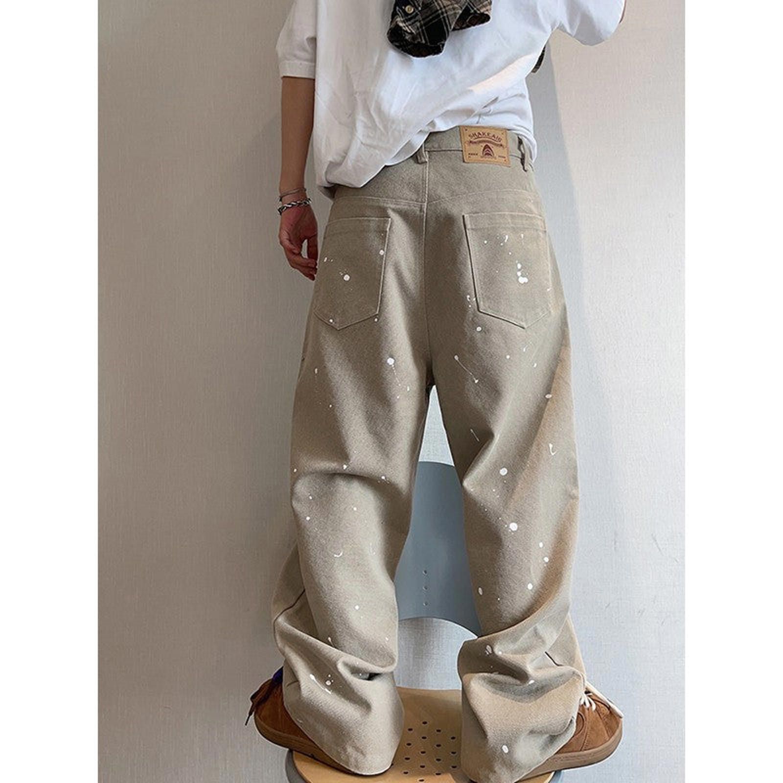 Other Carpenter Reversed Loose Fit Paint Splash Wide Leg Pants Size US 32 / EU 48 - 5 Thumbnail