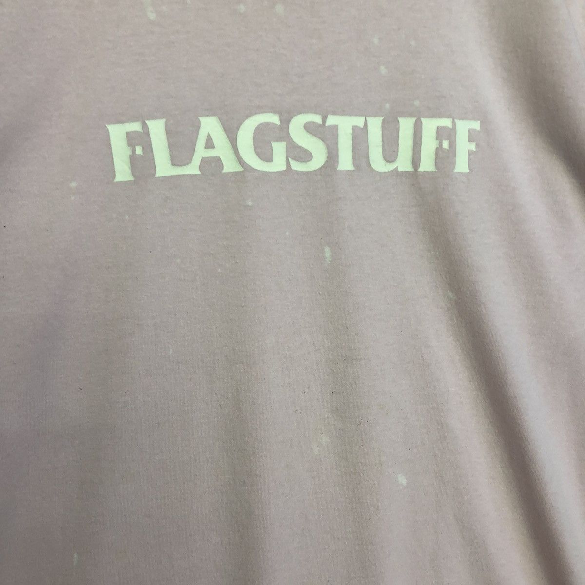 Flagstuff × Japanese Brand Flagstuff Spellout Soft Pink Tshirt Size US L / EU 52-54 / 3 - 8 Thumbnail