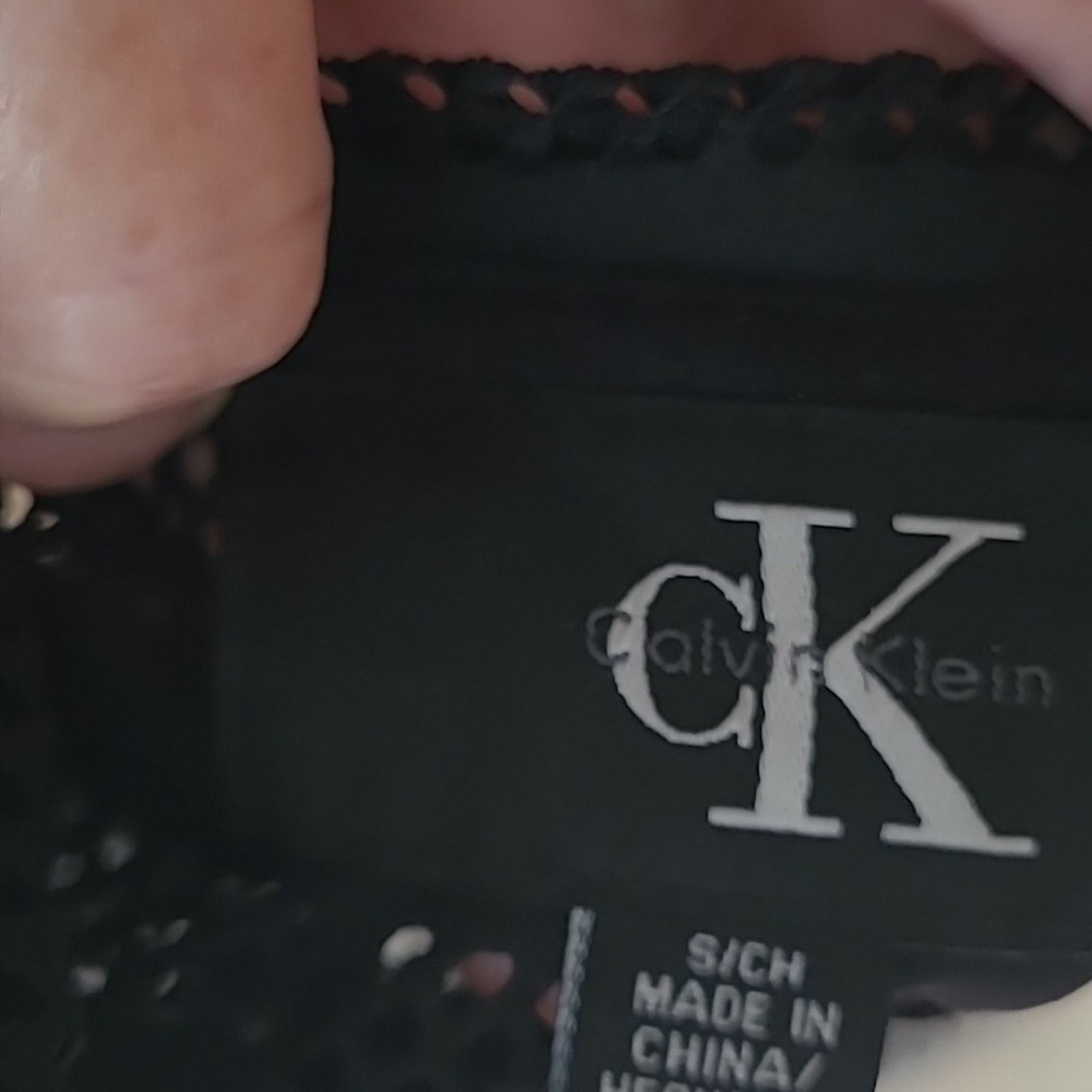 Calvin Klein Calvin Klein Blk Sheer Cap Sleeve Swimsuit Coverup. Sz Med Size ONE SIZE - 3 Thumbnail