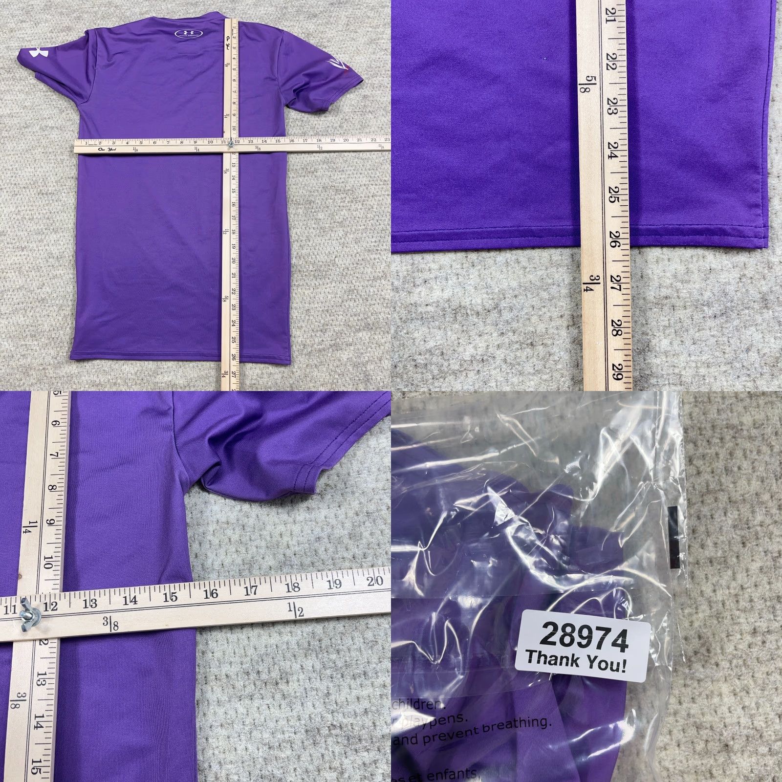 Under Armour Under Armour Macho Man Compression Shirt Men M Purple WWE Wrestling Adult Shirt Size US M / EU 48-50 / 2 - 8 Thumbnail