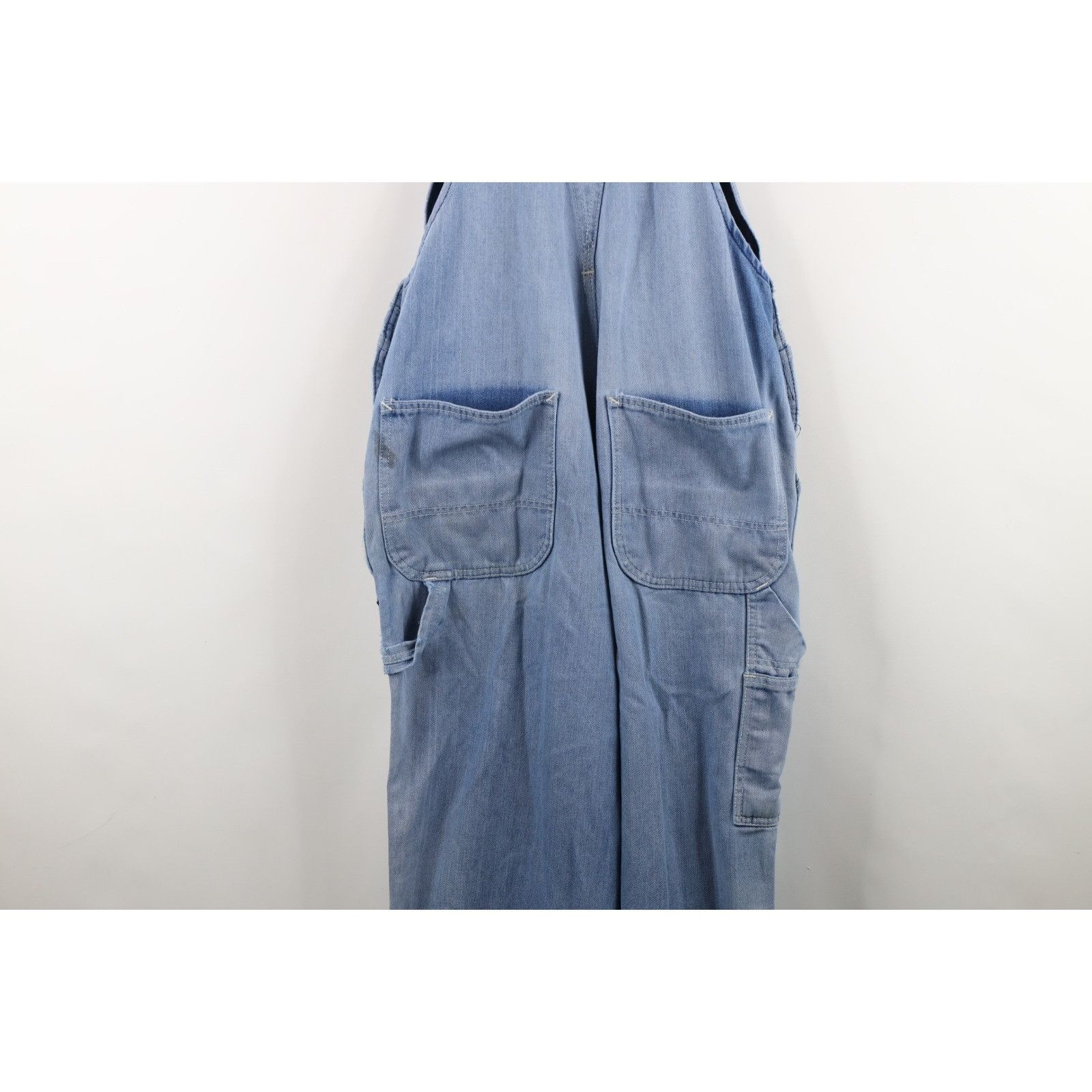 Vintage Vintage 60s 70s Streetwear Thrashed Denim Jean Overalls Size US 32 / EU 48 - 23 Thumbnail