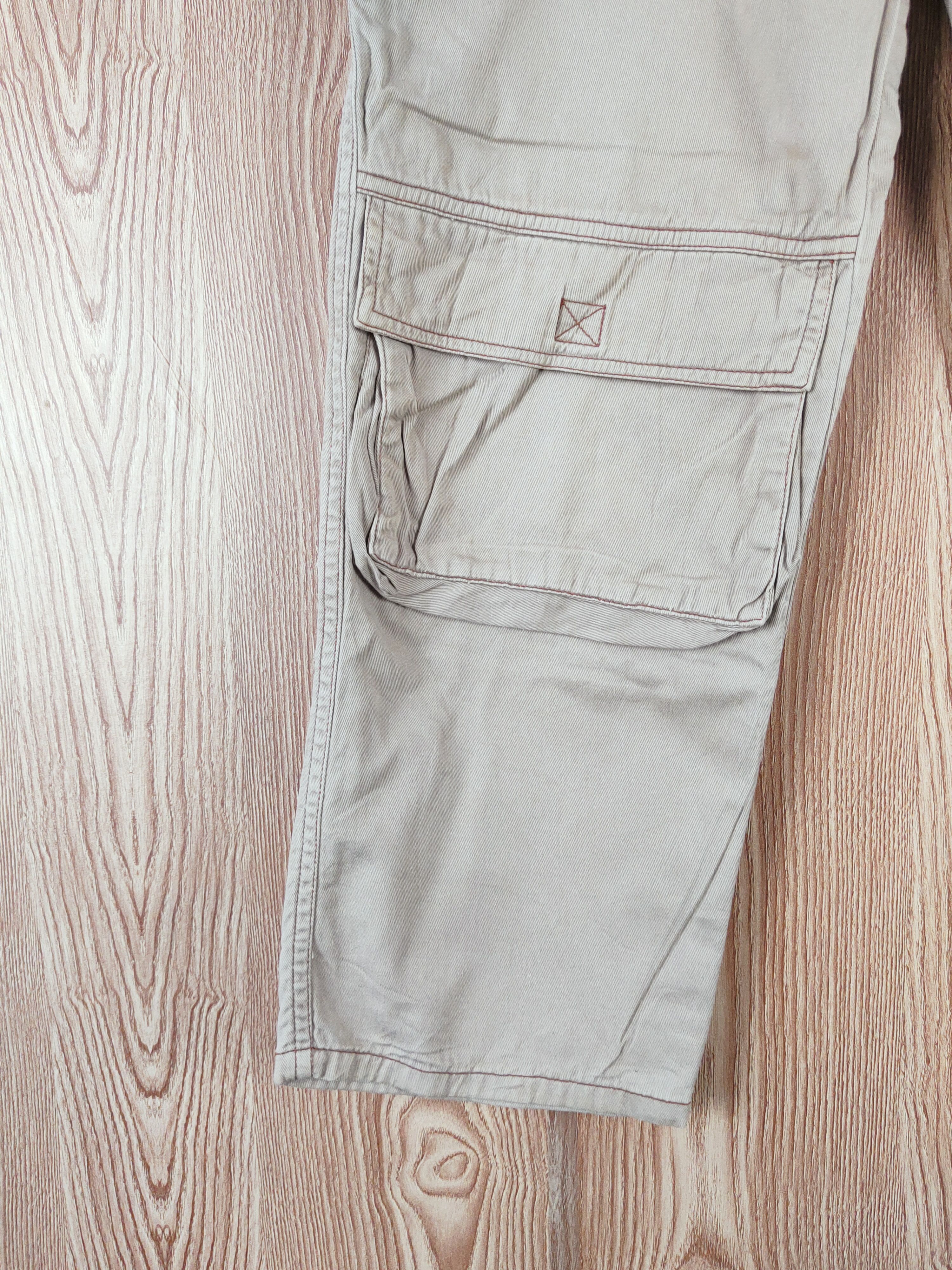 Japanese Brand Body Boad Beige Multipocket Tactical Cargo Pants #W373 Size US 27 - 4 Thumbnail