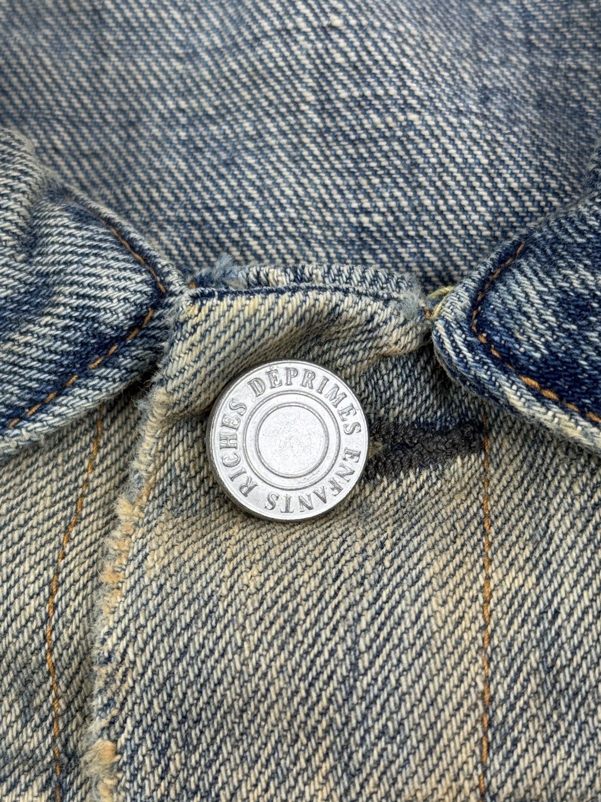 Enfants Riches Deprimes TYPE VII RUSTY DENIM JACKET Size US L / EU 52-54 / 3 - 4 Thumbnail