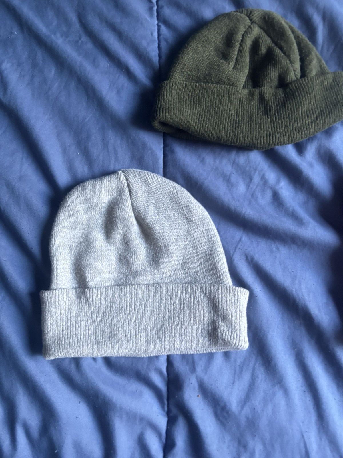Other Gray Olive Red Beanie Hat Casual One Size Set of 3 Size ONE SIZE - 5 Thumbnail