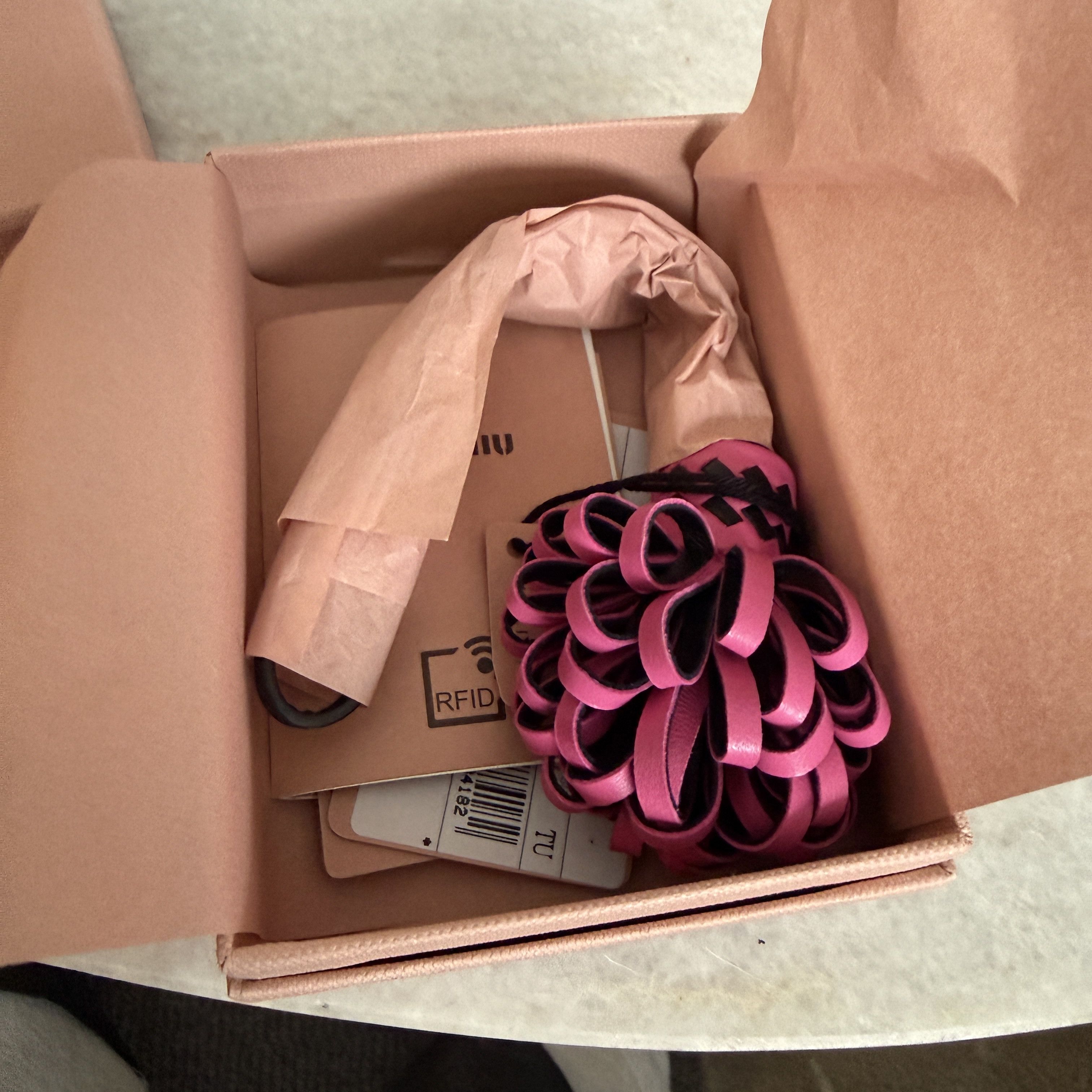 Miu Miu Miu Miu Bag Charm 5TL540 Fuschia Pink Leather Trick Size ONE SIZE - 5 Thumbnail