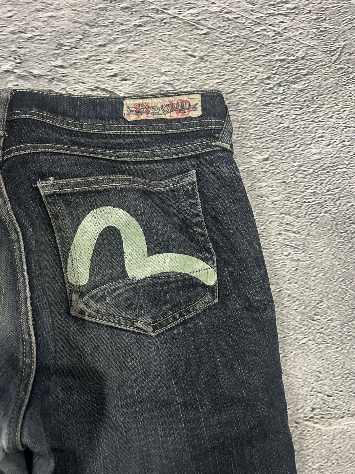 Evisu × Puma Evisu x Puma jeans vintage grey bootcut mint seagulls Size US 28 / EU 44 - 4 Thumbnail