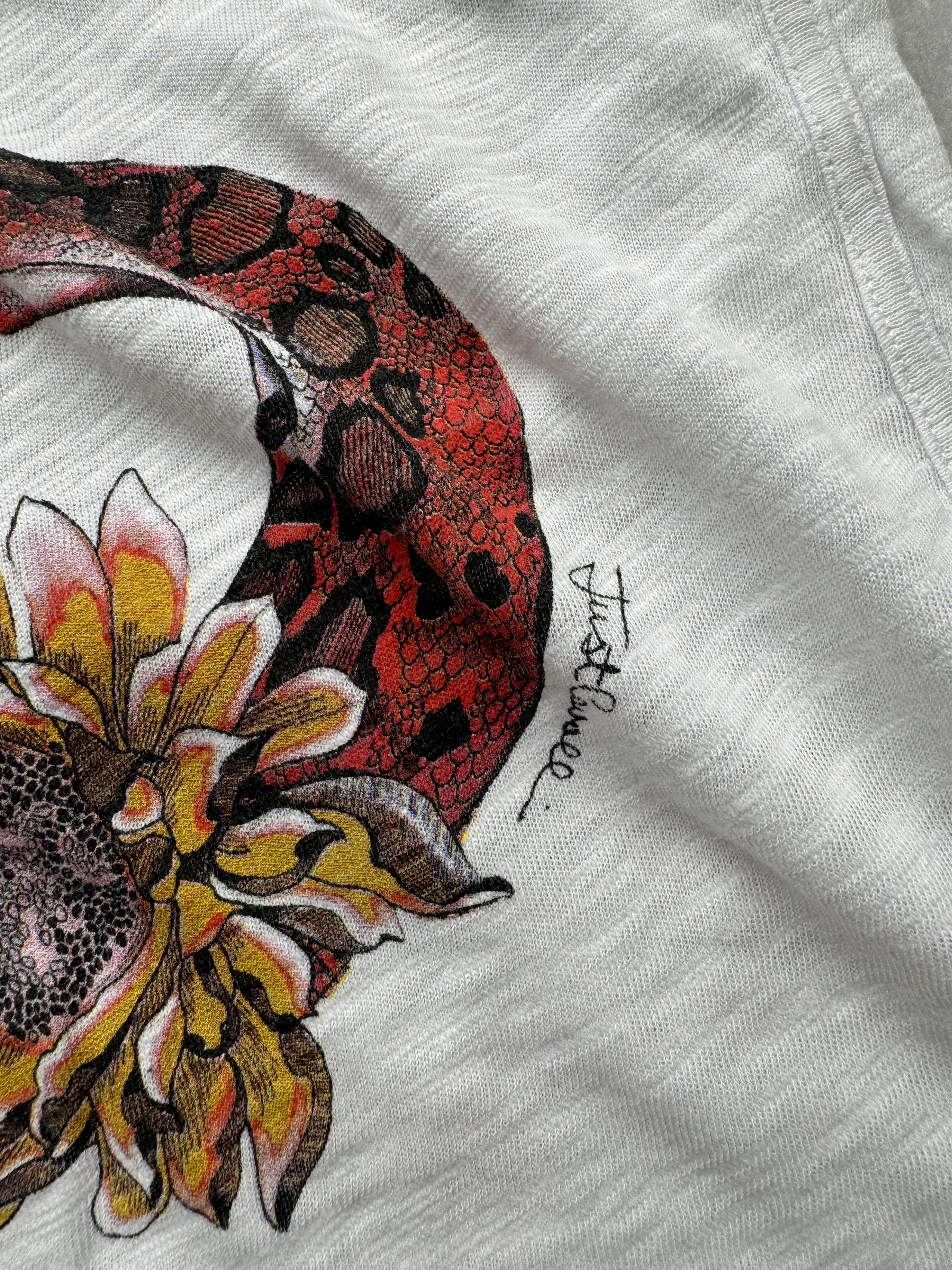 Just Cavalli Just Cavalli Vintage Printed Tee Size XL / US 12-14 / IT 48-50 - 4 Thumbnail