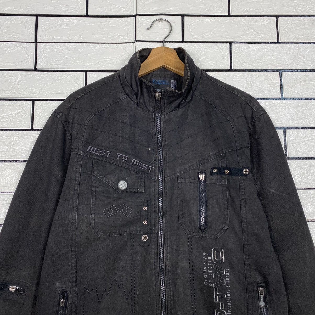Japanese Brand 📌D-Two International Standard Biker Racing Jacket Size US XL / EU 56 / 4 - 4 Thumbnail