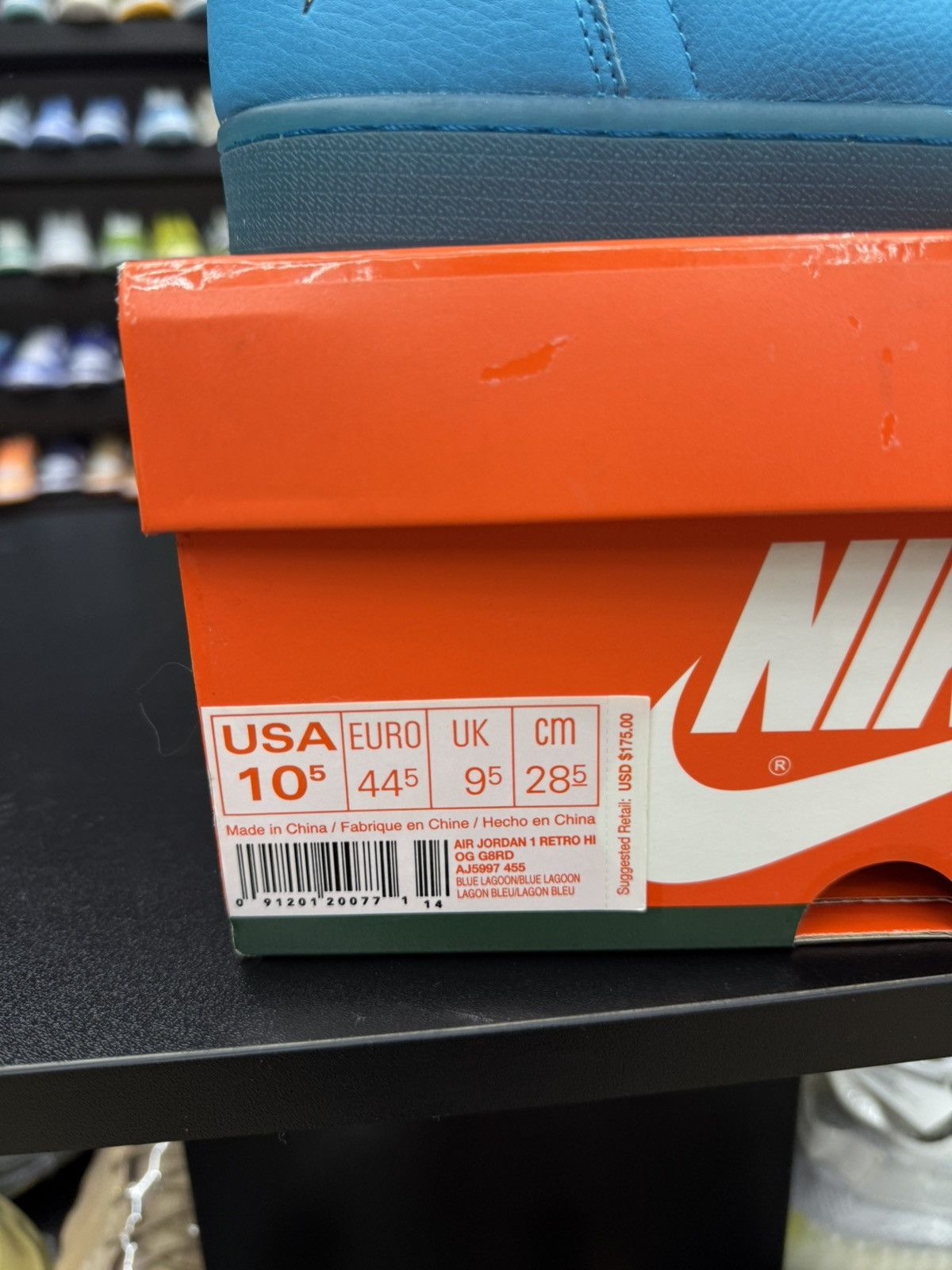 Jordan Brand Jordan 1 Gatorade Blue Lagoon Size 10.5 Pre Owned 🧼 Size US 10.5 / EU 43-44 - 17 Thumbnail