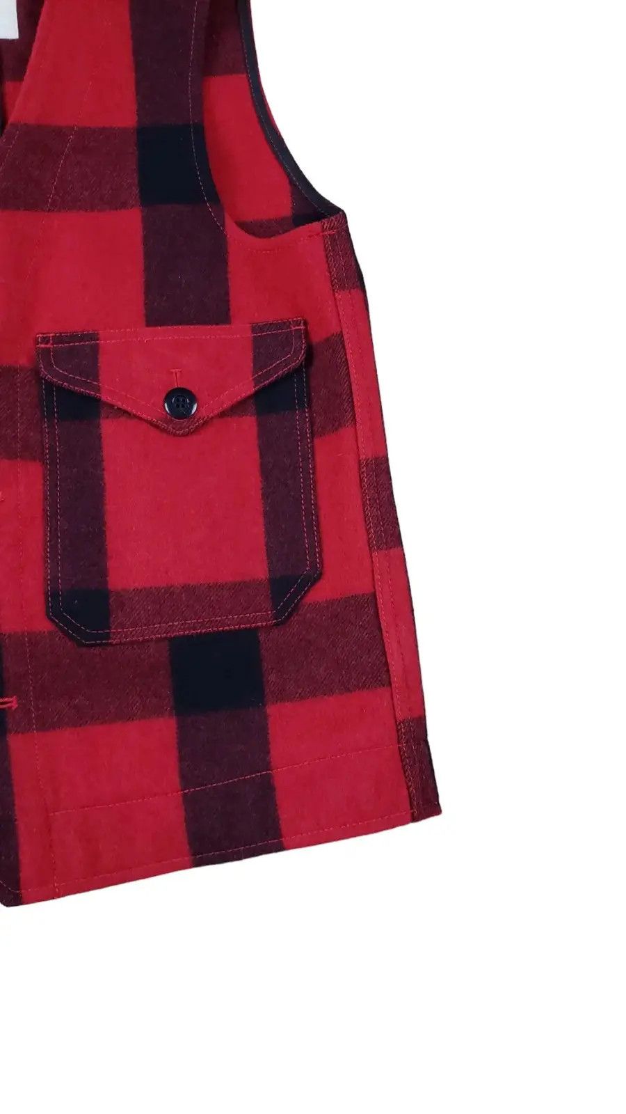 Oshkosh Vtg OshKosh Wool Vest Jacket Mackinaw Style Size US L / EU 52-54 / 3 - 4 Thumbnail