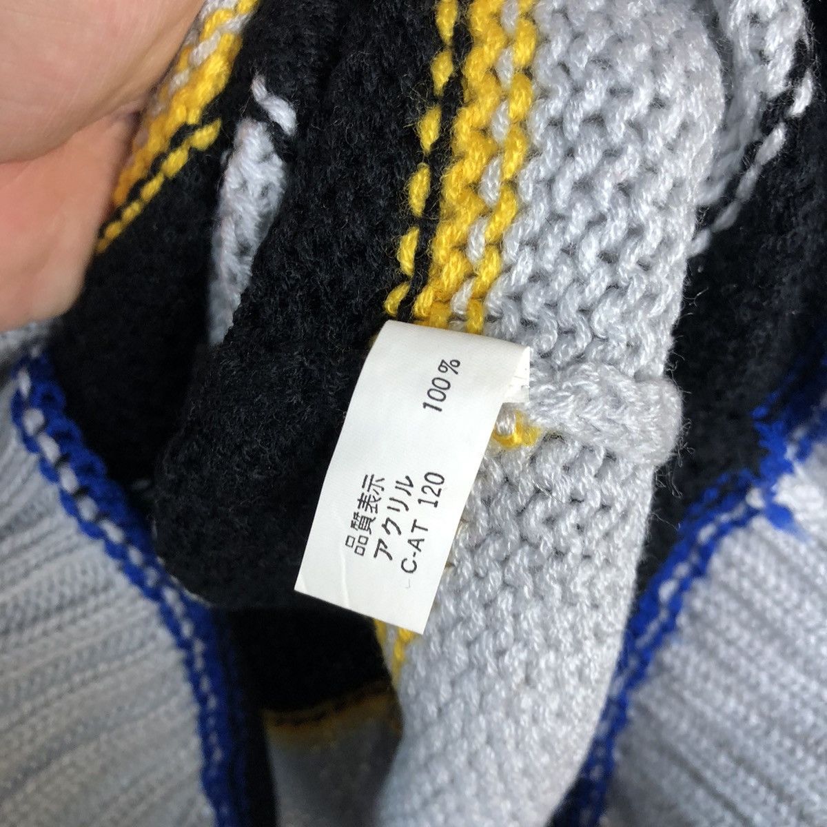 Homespun Knitwear Sean Cover Stripe Vest Knitwear #A1653 Size US S / EU 44-46 / 1 - 9 Thumbnail