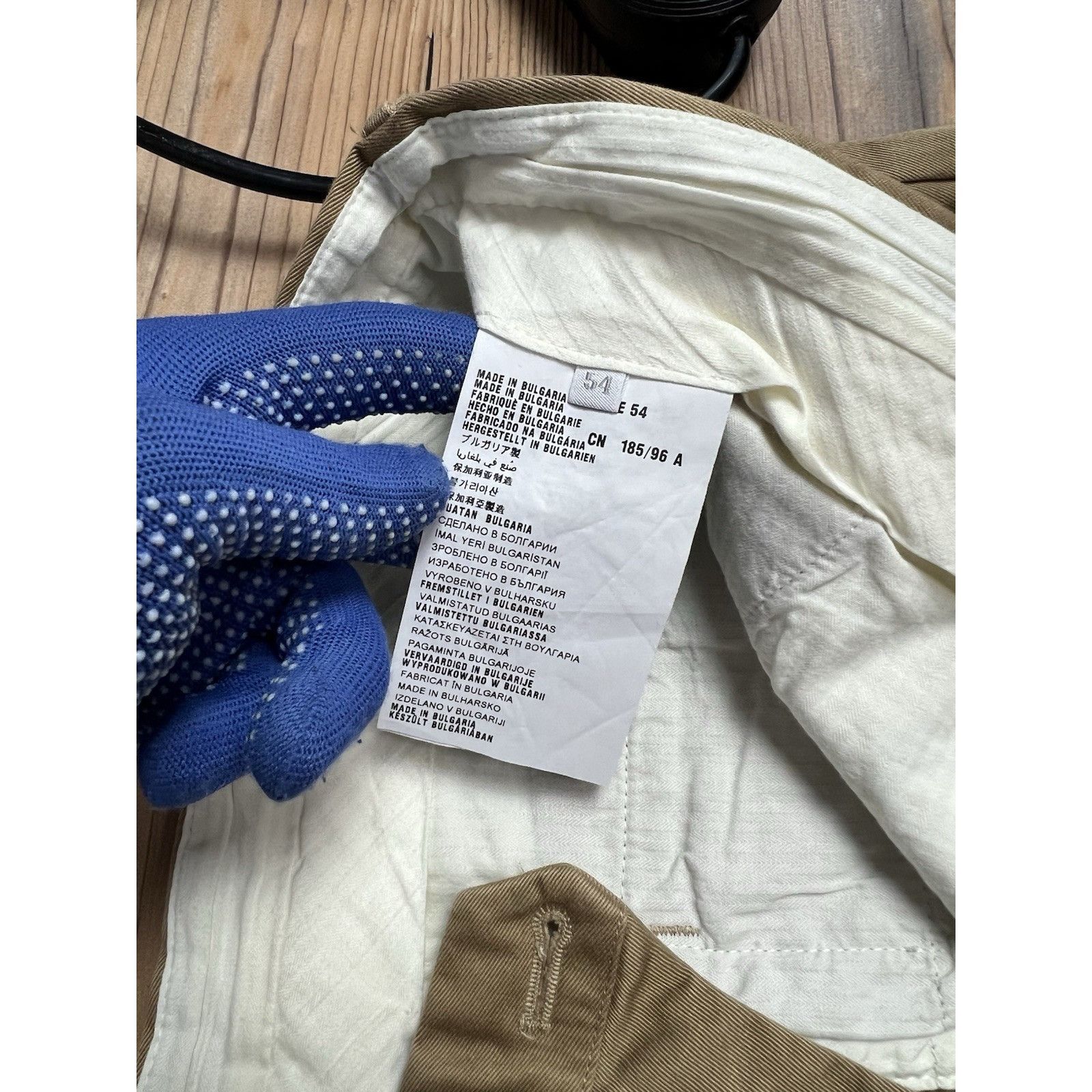 Prada Prada Milano Beige Tab Straight Chino Pants Size 54 Size US 38 / EU 54 - 11 Thumbnail
