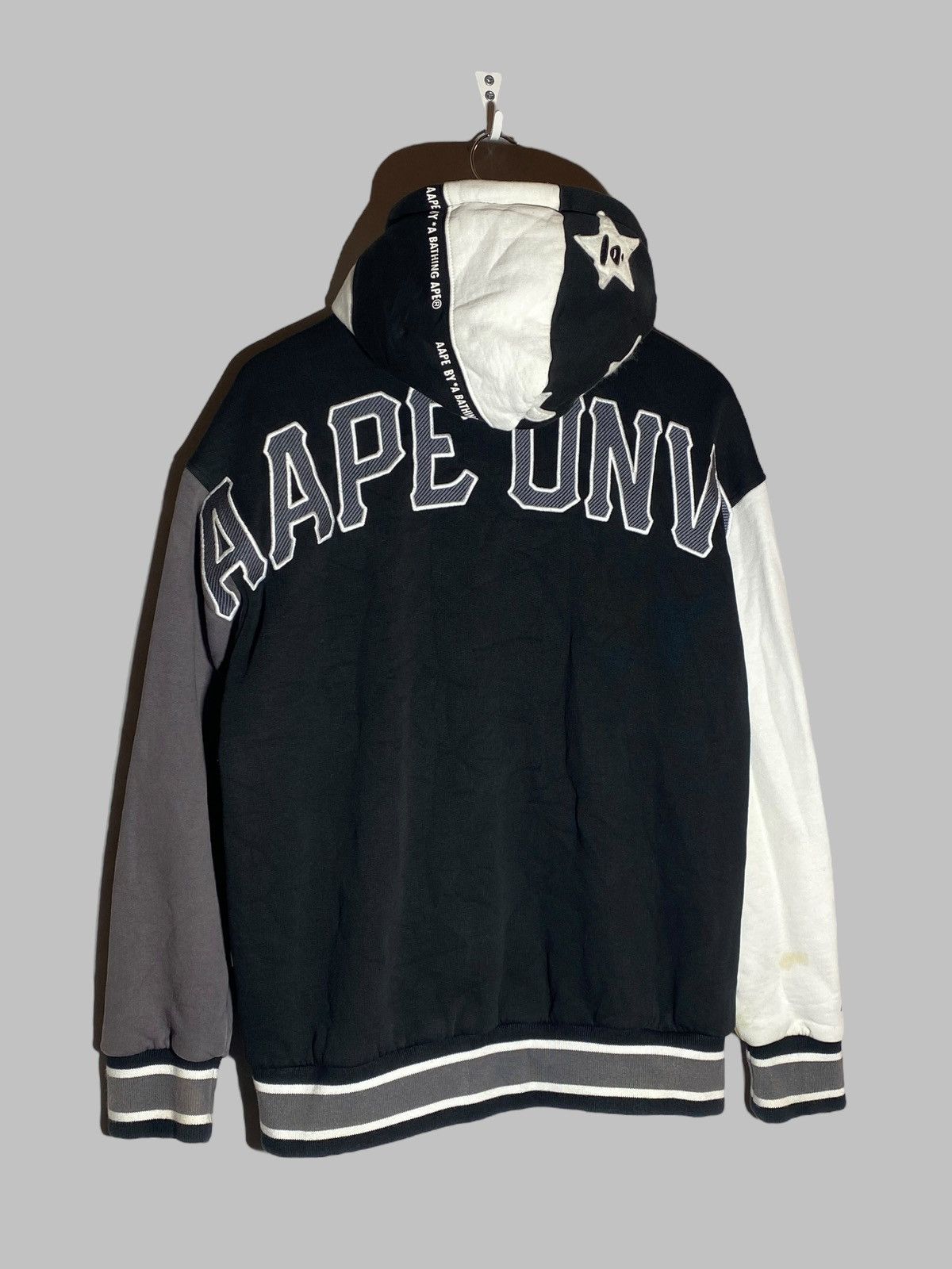 Aape Aape by A Bathing Ape Bape Hooded Varsity Jacket Size US M / EU 48-50 / 2 - 2 Thumbnail
