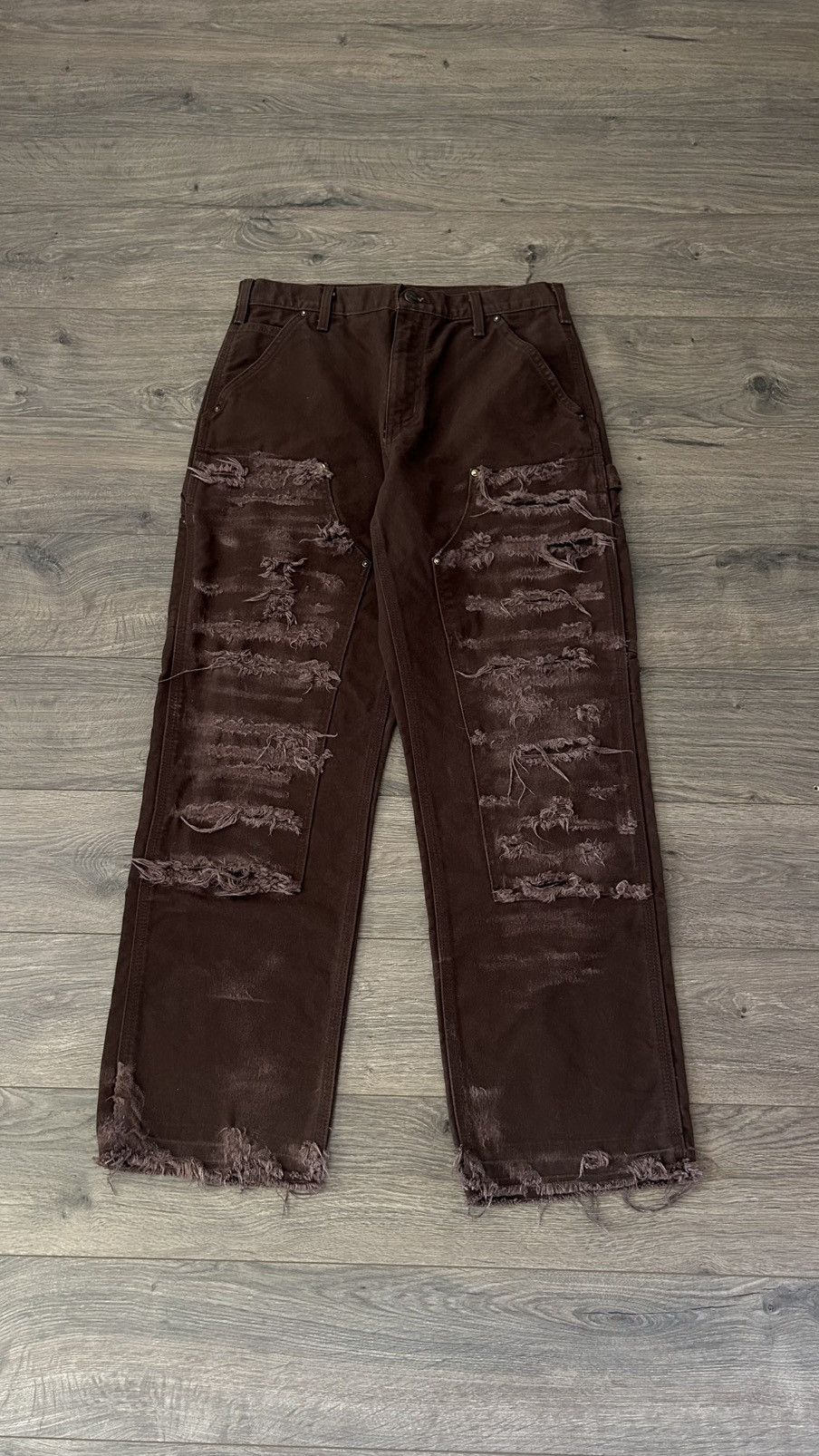 Carhartt Carhartt Brown Double Knees Size US 32 / EU 48 - 2 Thumbnail