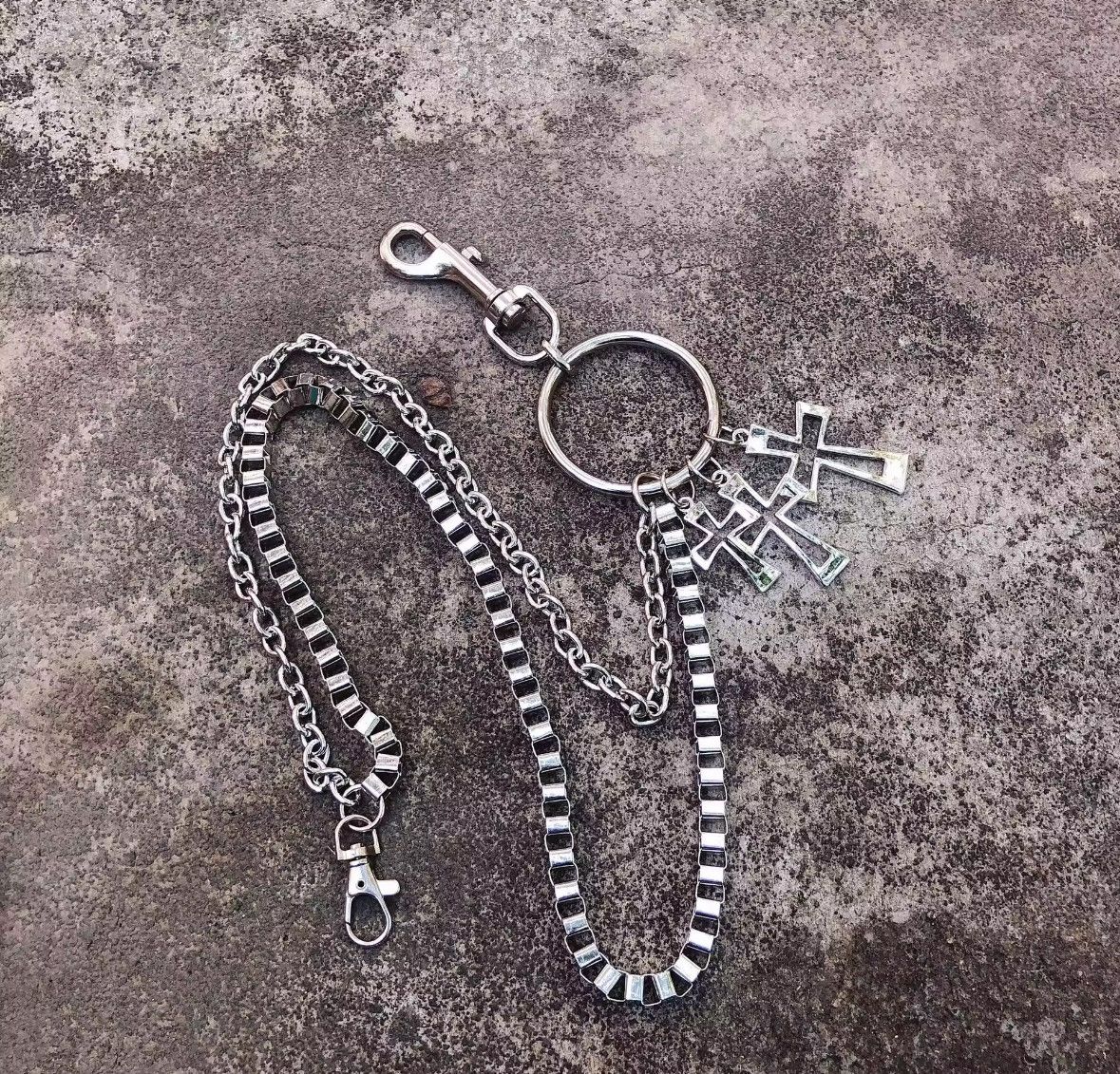 Other Hip Hop Multilayer Crucifix Cross Pants Chain Wallet Belt Size ONE SIZE - 1 Thumbnail