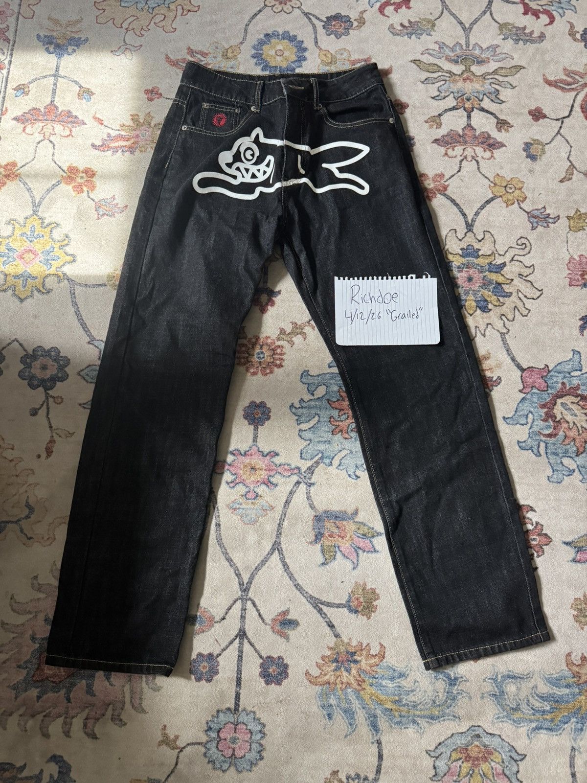 Icecream Ice cream jeans black and white Size US 30 / EU 46 - 1 Thumbnail