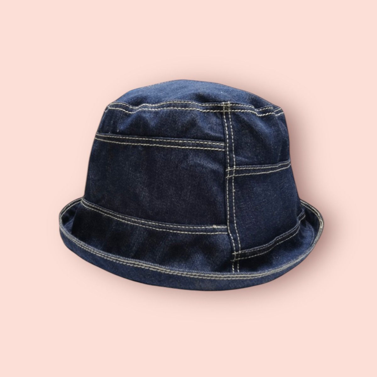 Japanese Brand × Vintage RARE VINTAGE JAPAN DENIM BUCKET HAT Size ONE SIZE - 11 Thumbnail