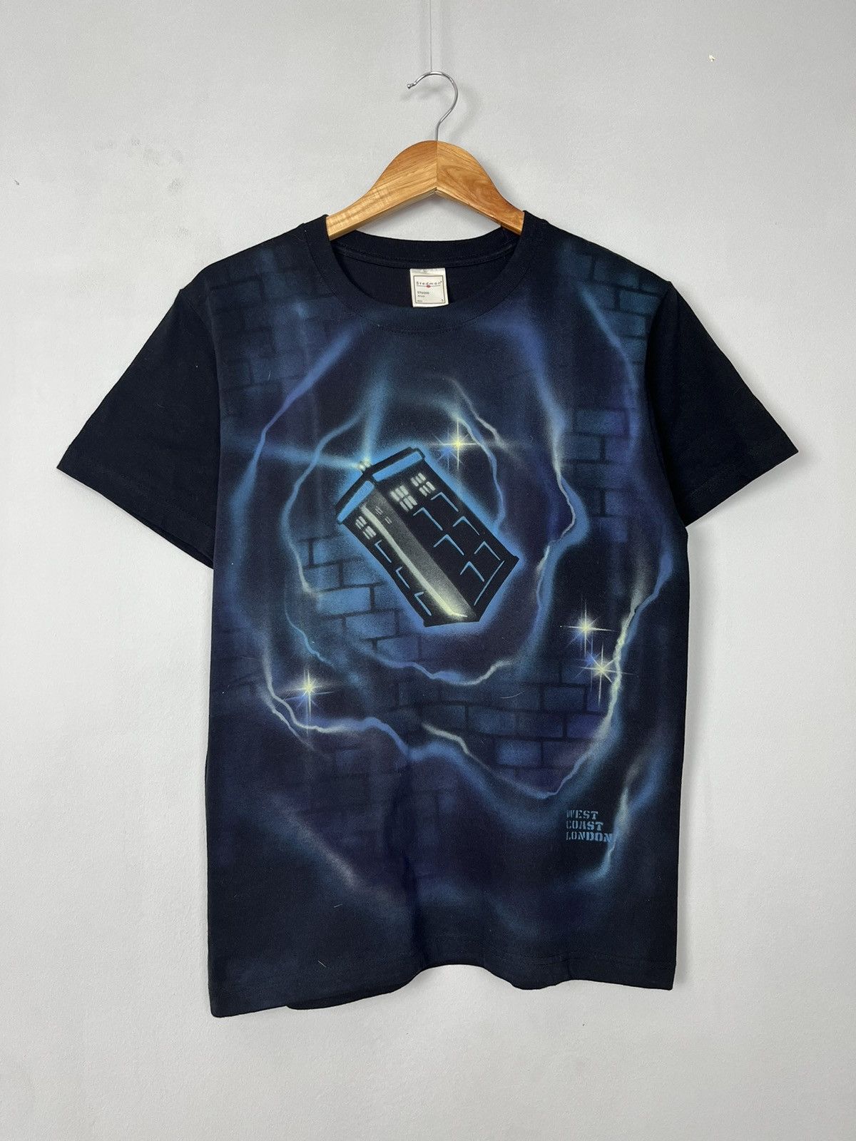Vintage Dr Who Stedman Vintage 2000s Y2K Full Print Cotton Tee Shirt Size US S / EU 44-46 / 1 - 1 Thumbnail