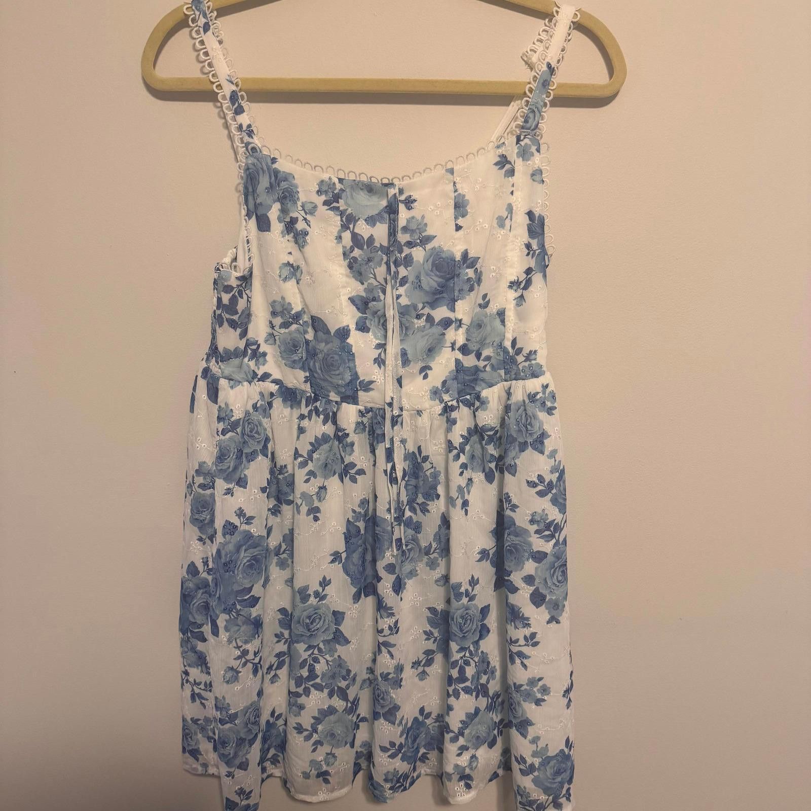 Other Altar'd State Floral Mini Dress NWT Size L / US 10 / IT 46 - 1 Thumbnail