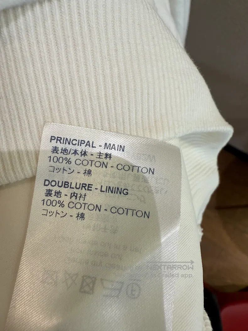 Louis Vuitton Louis Vuitton White velour half zip sweatshirt Size US M / EU 48-50 / 2 - 7 Thumbnail
